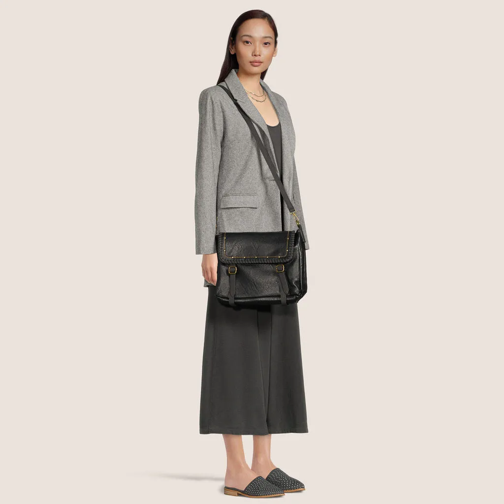 Kelsea Messenger Crossbody - Light Brown
