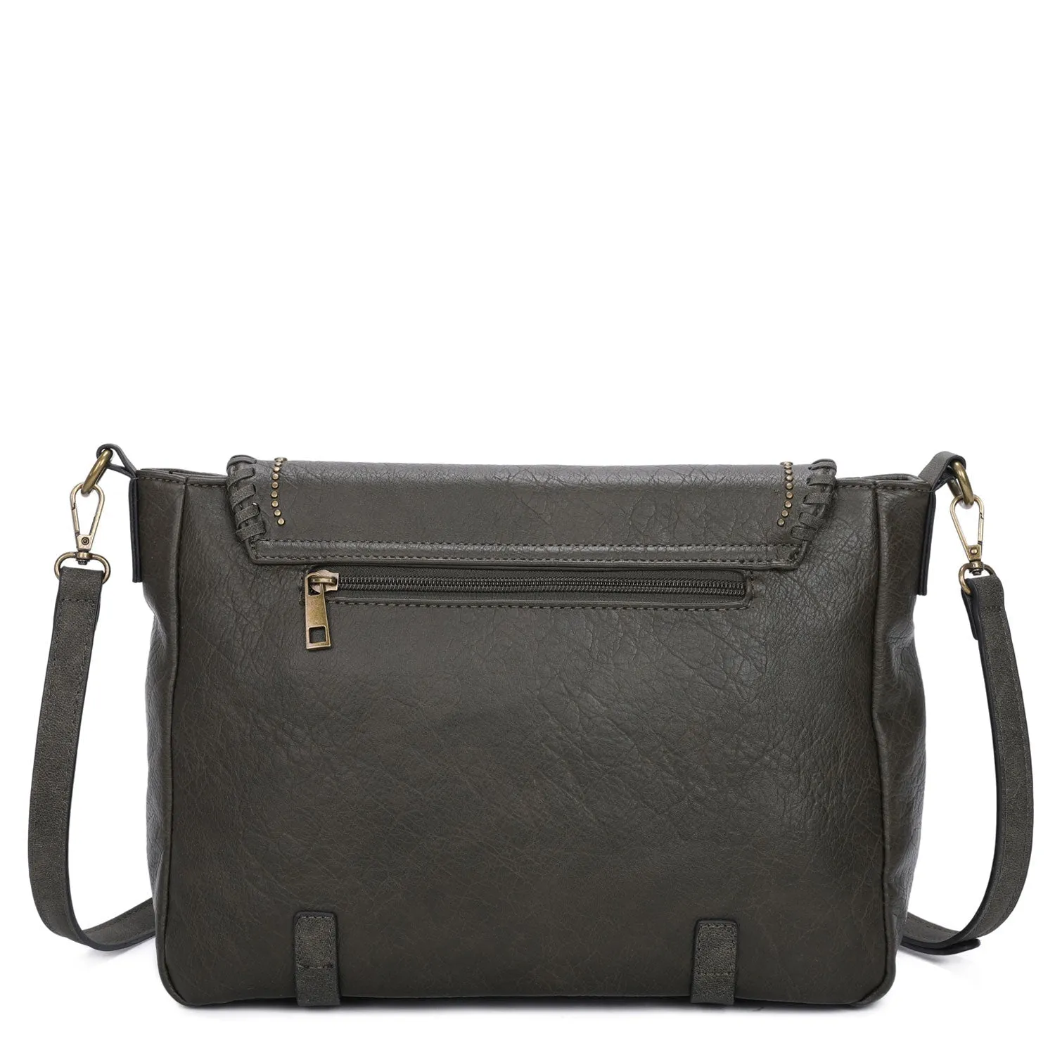 Kelsea Messenger Crossbody - Light Brown
