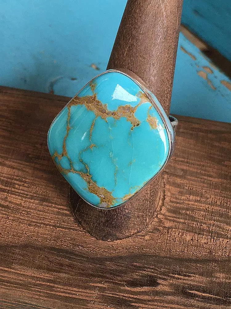 Kingman Adj Square  Ring by Milton Lee