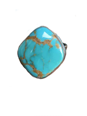 Kingman Adj Square  Ring by Milton Lee
