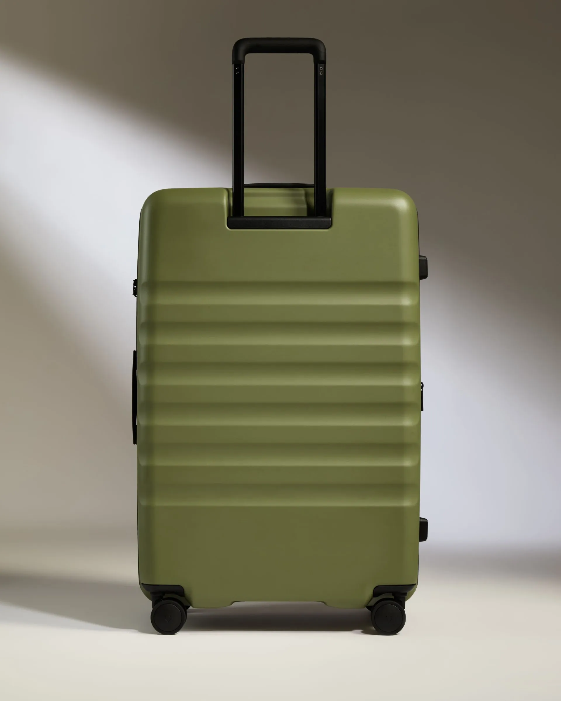 Large Luggage in Fern Green - Icon Stripe