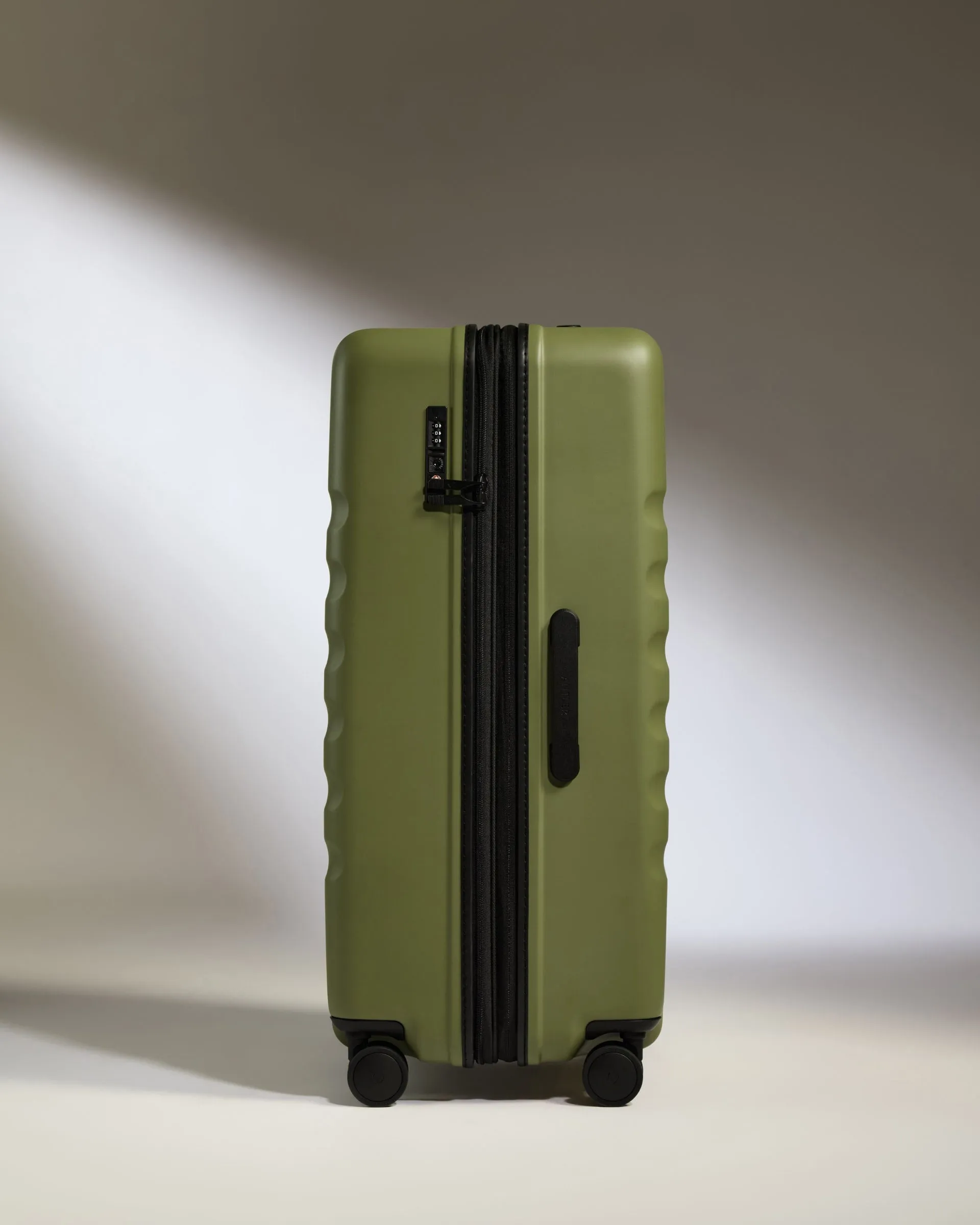 Large Luggage in Fern Green - Icon Stripe
