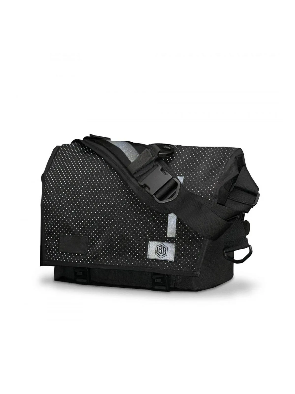 Life Behind Bars The Echelon S Eclipse 22L Messenger Bag Black Reflective