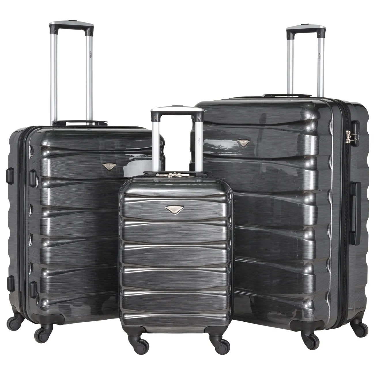 Lightweight 4 Wheel ABS Hard Case Suitcases Cabin & Hold Luggage Options 100  Airlines Approved
