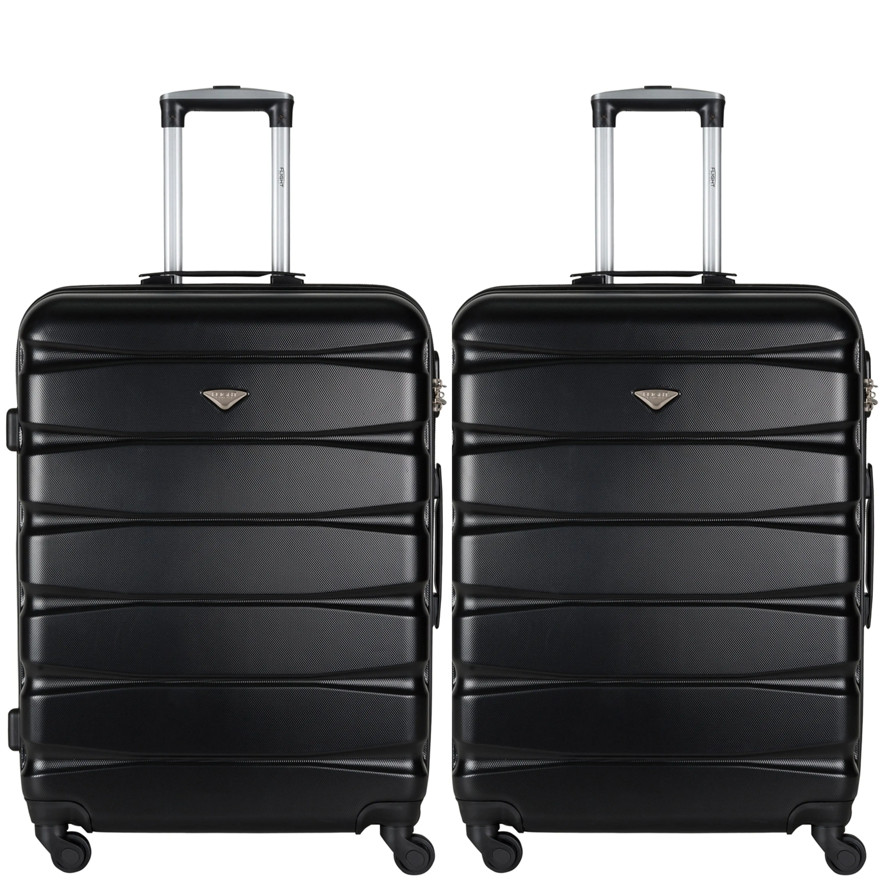Lightweight 4 Wheel ABS Hard Case Suitcases Cabin & Hold Luggage Options 100  Airlines Approved