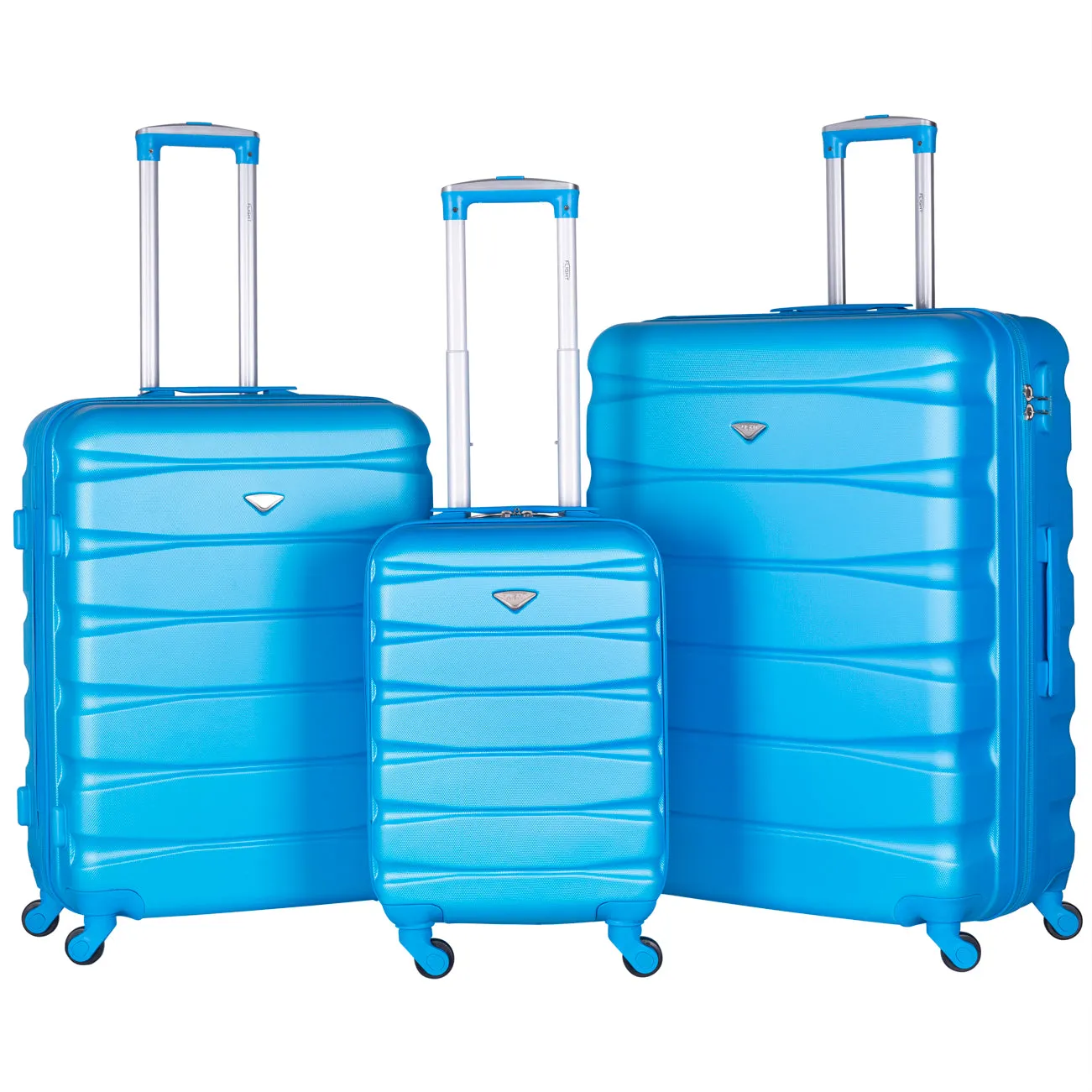 Lightweight 4 Wheel ABS Hard Case Suitcases Cabin & Hold Luggage Options 100  Airlines Approved