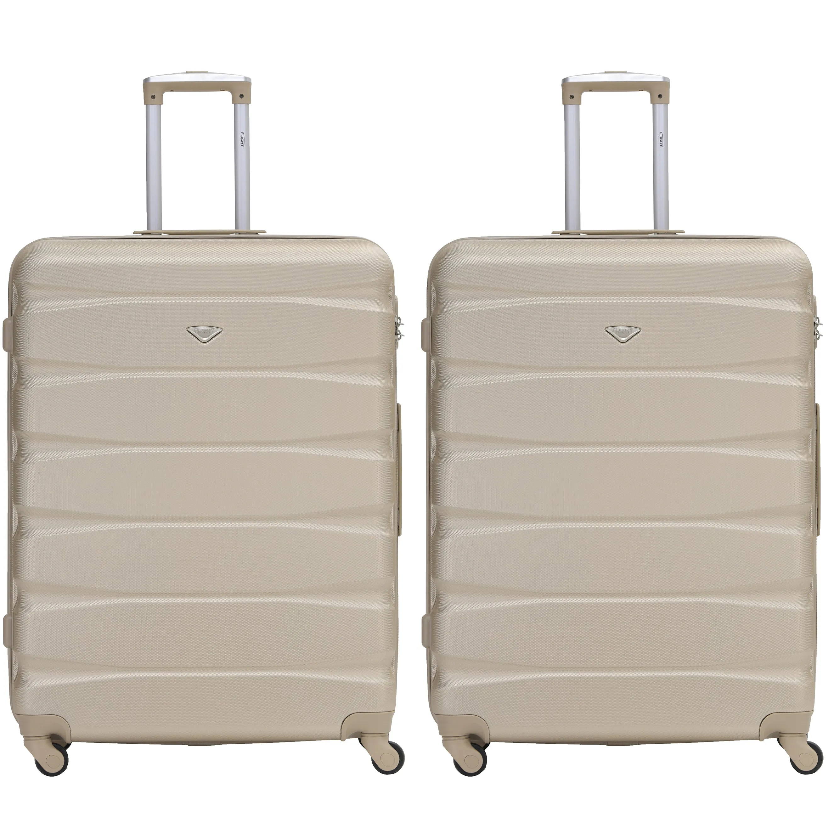 Lightweight 4 Wheel ABS Hard Case Suitcases Cabin & Hold Luggage Options 100  Airlines Approved