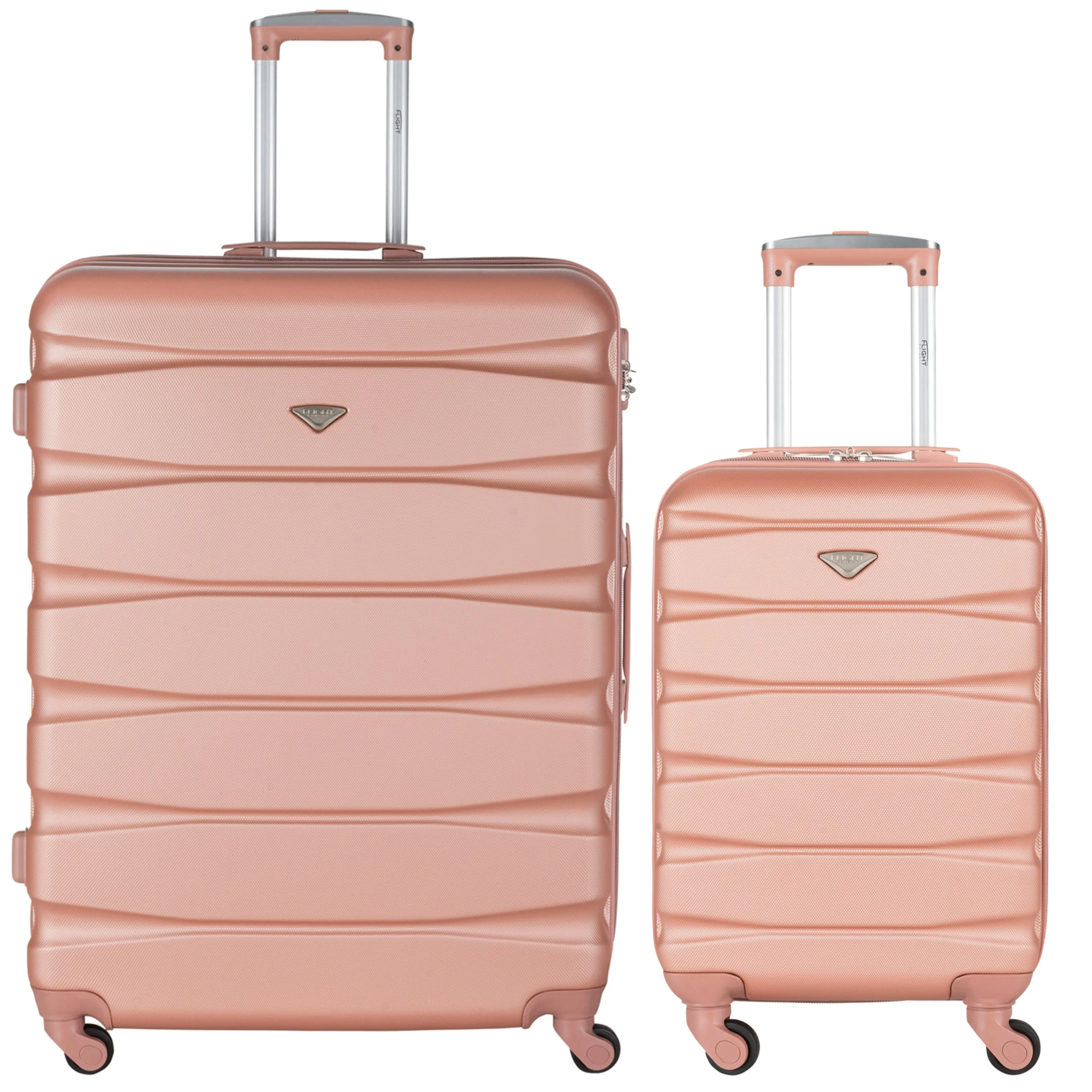 Lightweight 4 Wheel ABS Hard Case Suitcases Cabin & Hold Luggage Options 100  Airlines Approved