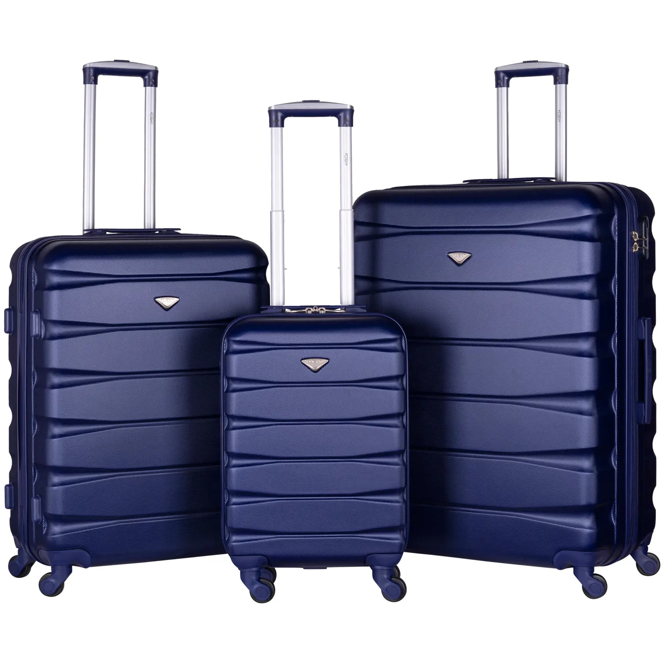 Lightweight 4 Wheel ABS Hard Case Suitcases Cabin & Hold Luggage Options 100  Airlines Approved