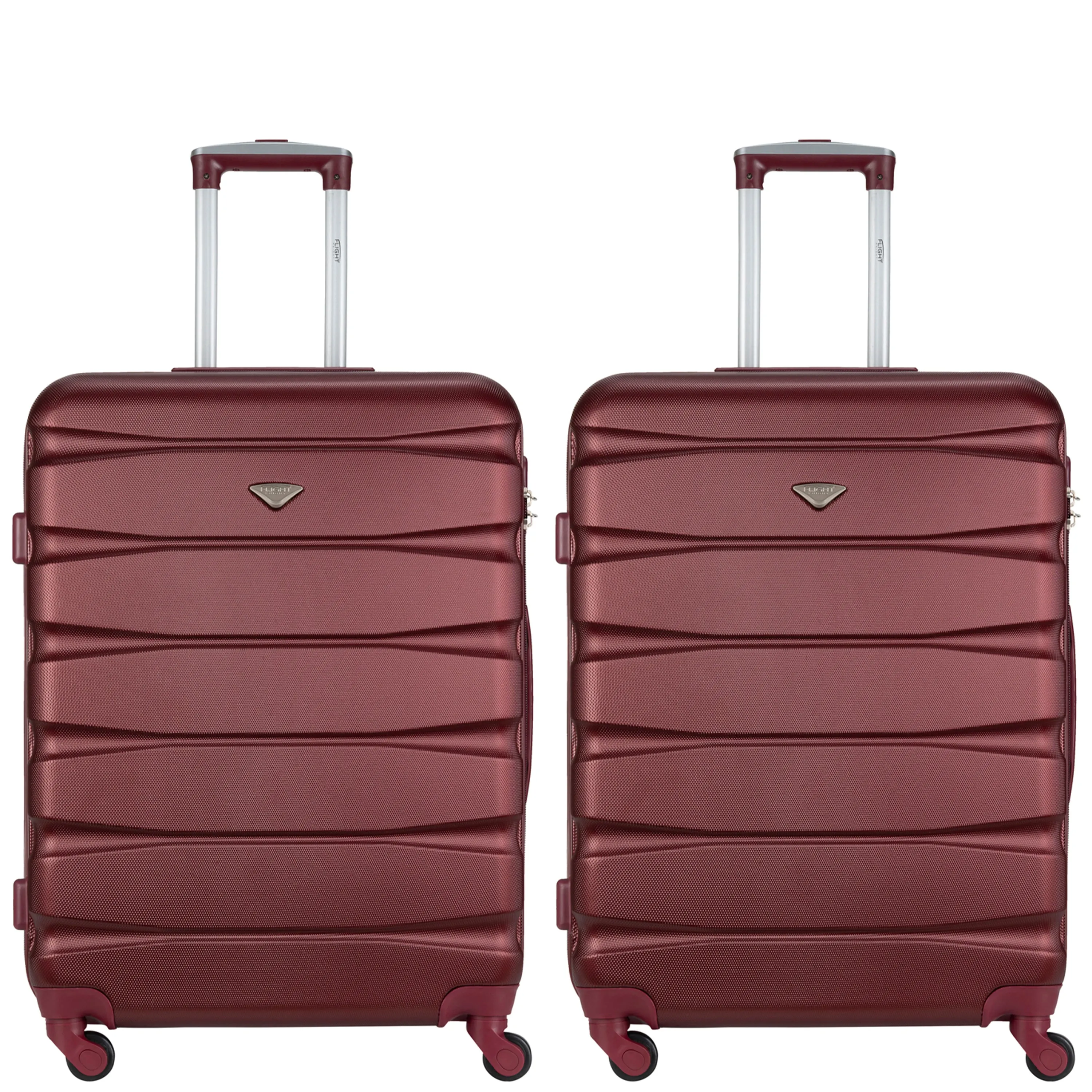 Lightweight 4 Wheel ABS Hard Case Suitcases Cabin & Hold Luggage Options 100  Airlines Approved
