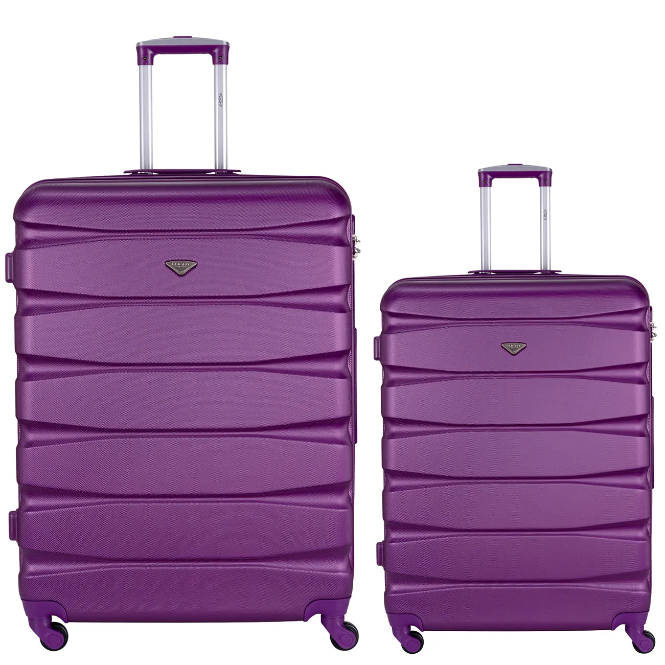 Lightweight 4 Wheel ABS Hard Case Suitcases Cabin & Hold Luggage Options 100  Airlines Approved