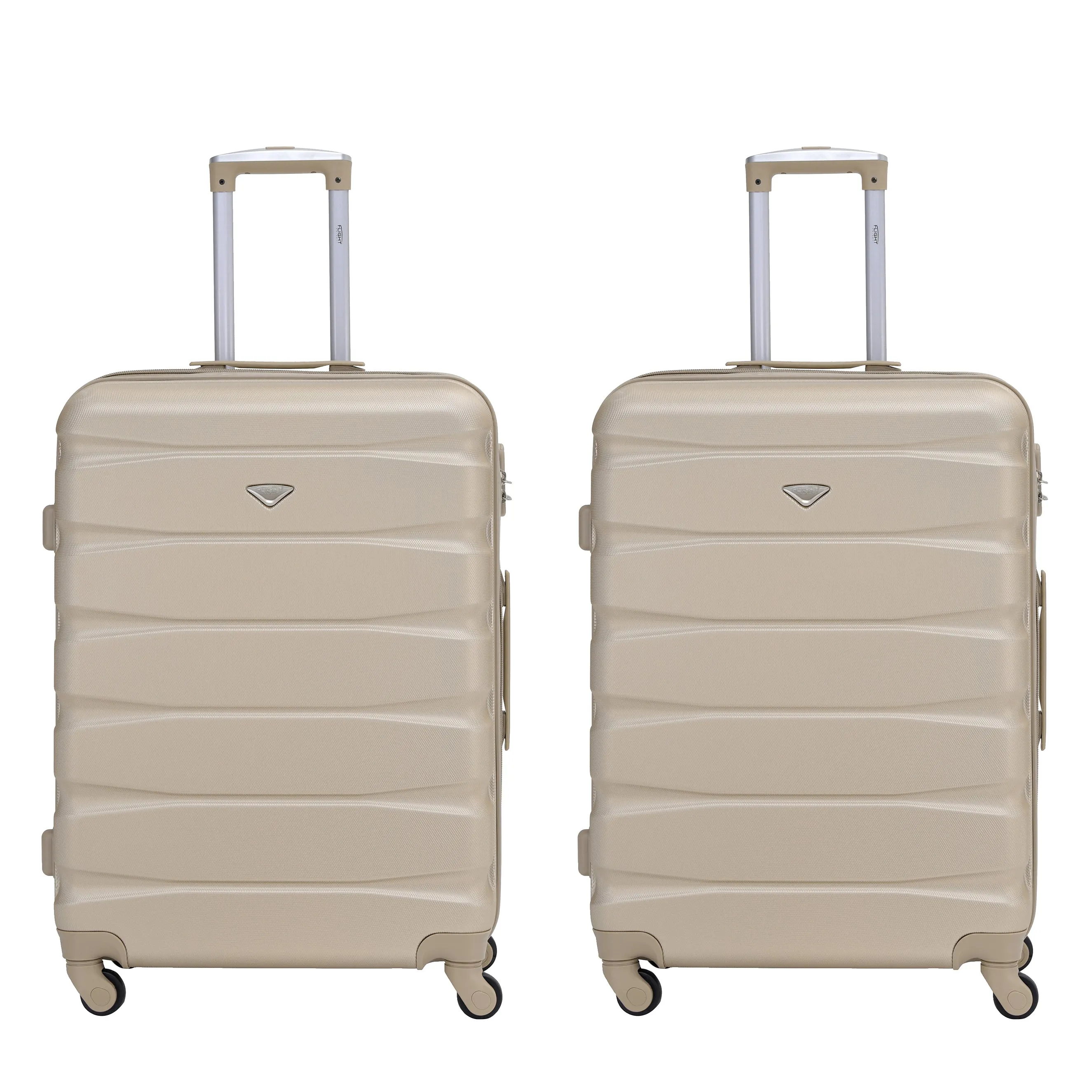 Lightweight 4 Wheel ABS Hard Case Suitcases Cabin & Hold Luggage Options 100  Airlines Approved