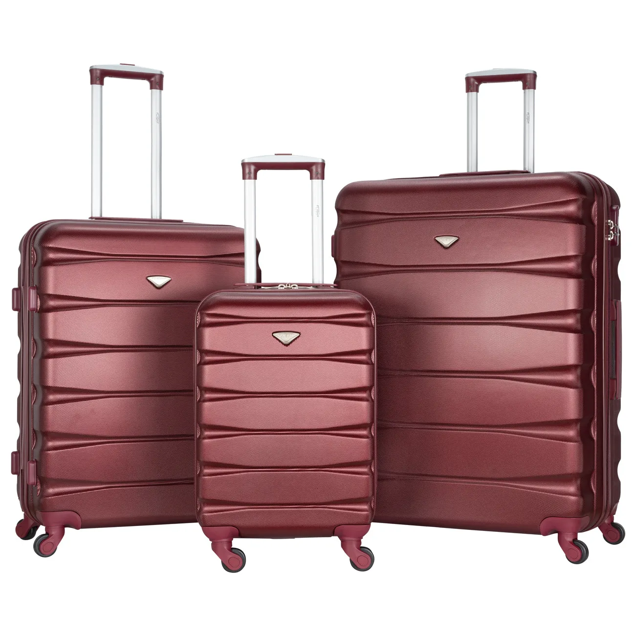 Lightweight 4 Wheel ABS Hard Case Suitcases Cabin & Hold Luggage Options 100  Airlines Approved