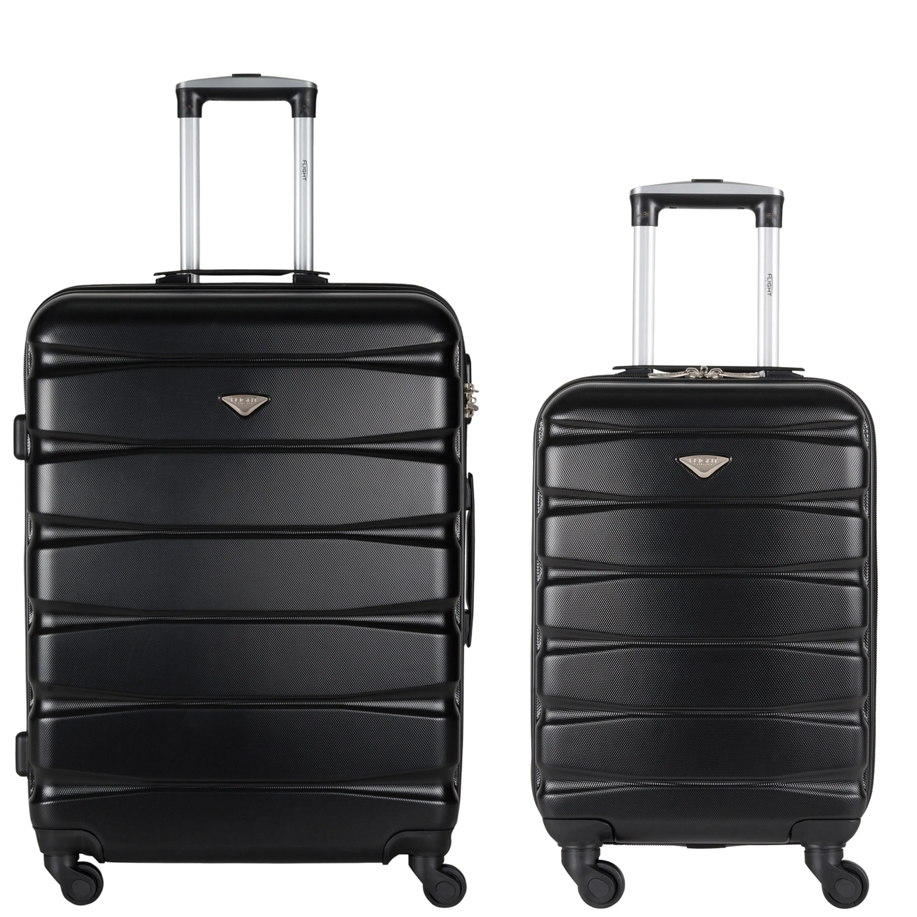 Lightweight 4 Wheel ABS Hard Case Suitcases Cabin & Hold Luggage Options 100  Airlines Approved