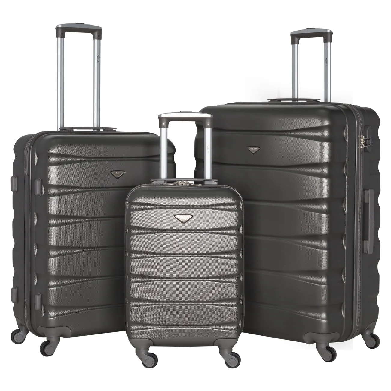 Lightweight 4 Wheel ABS Hard Case Suitcases Cabin & Hold Luggage Options 100  Airlines Approved
