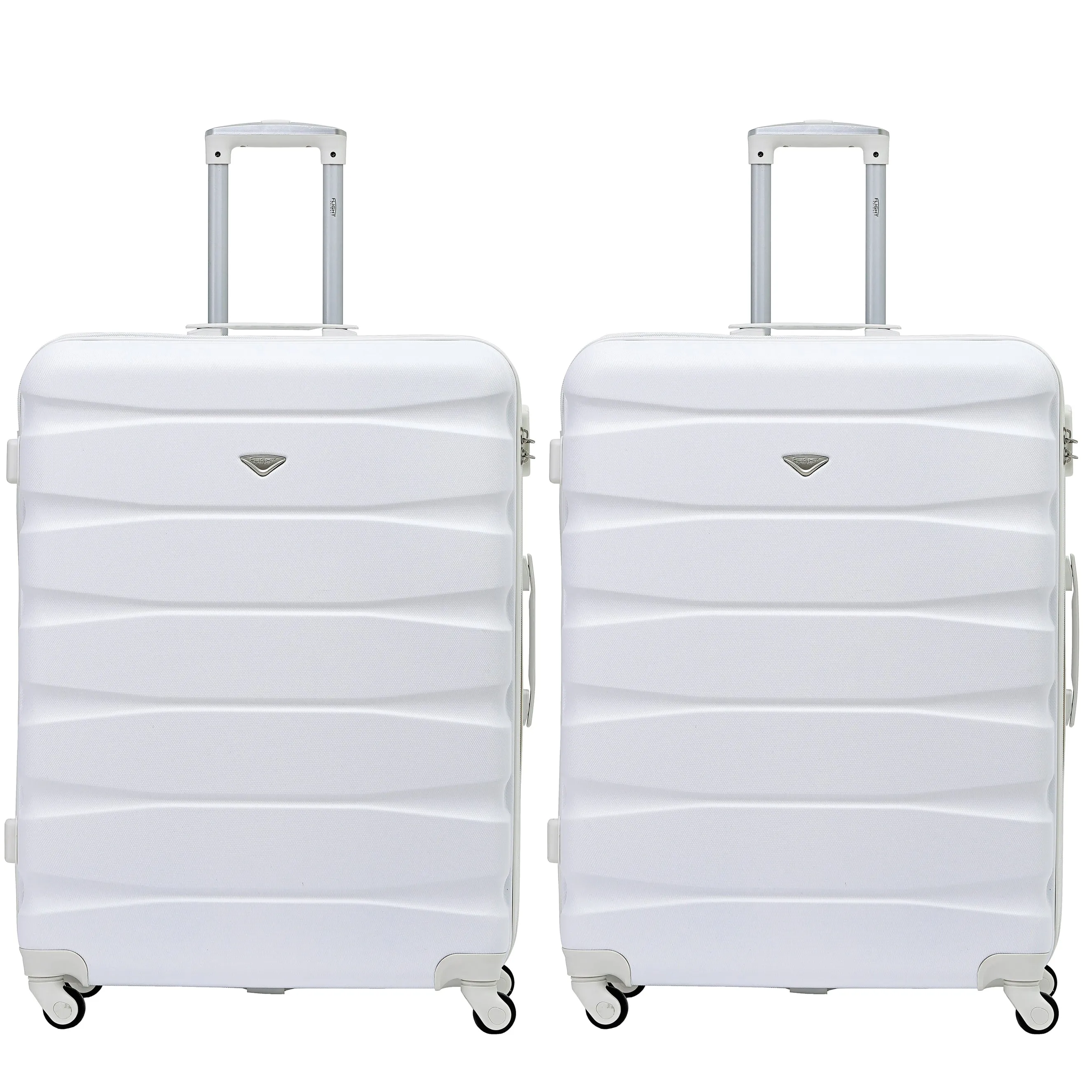 Lightweight 4 Wheel ABS Hard Case Suitcases Cabin & Hold Luggage Options 100  Airlines Approved