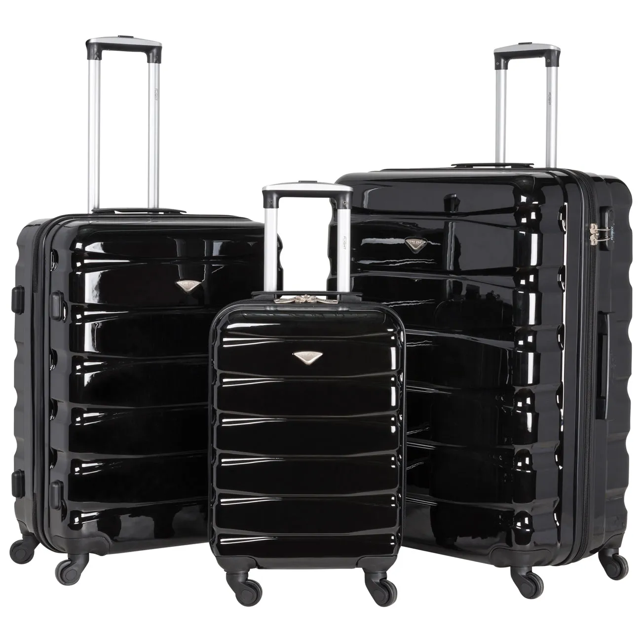Lightweight 4 Wheel ABS Hard Case Suitcases Cabin & Hold Luggage Options 100  Airlines Approved
