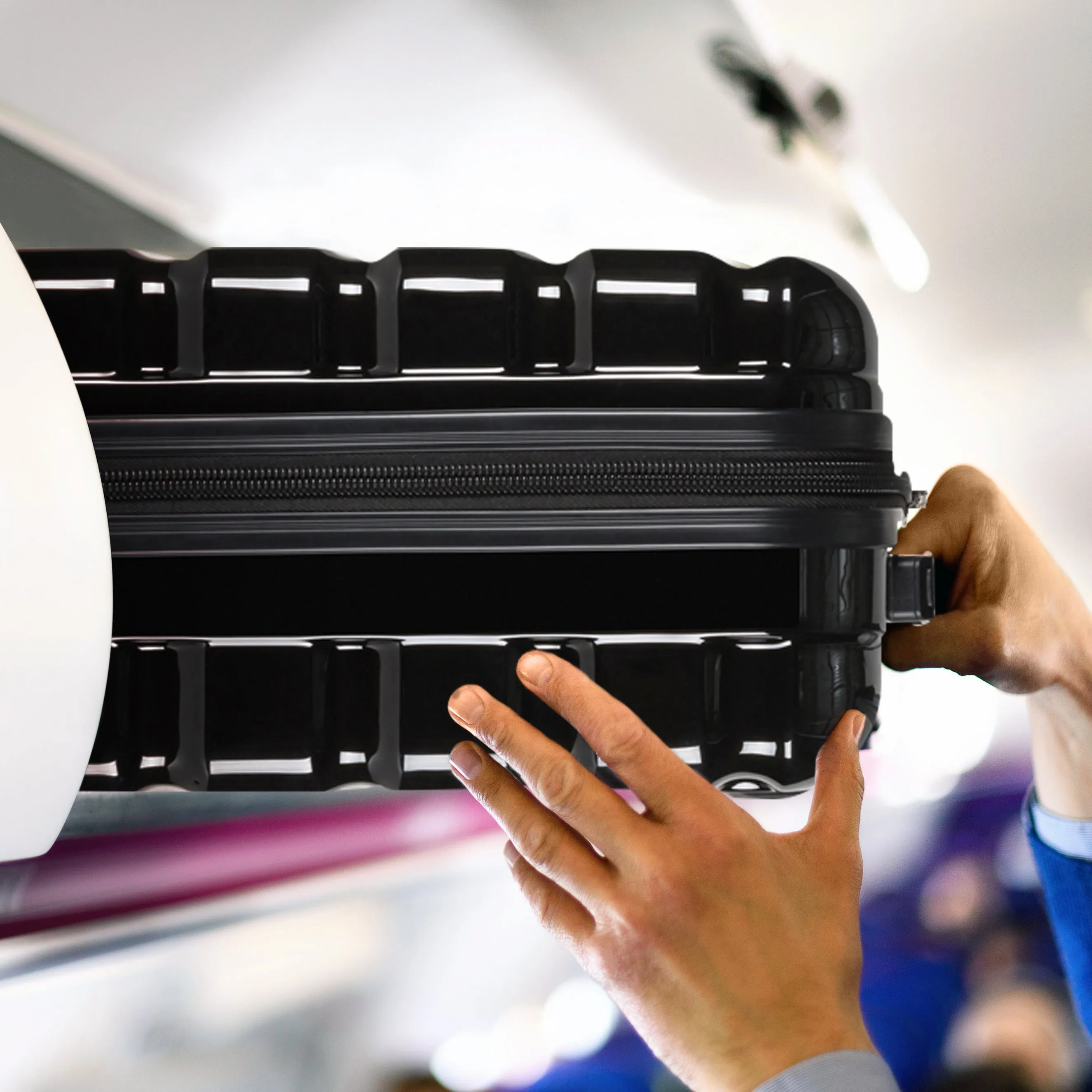 Lightweight 4 Wheel ABS Hard Case Suitcases Cabin & Hold Luggage Options 100  Airlines Approved