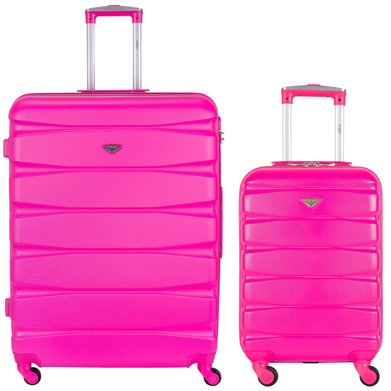 Lightweight 4 Wheel ABS Hard Case Suitcases Cabin & Hold Luggage Options 100  Airlines Approved