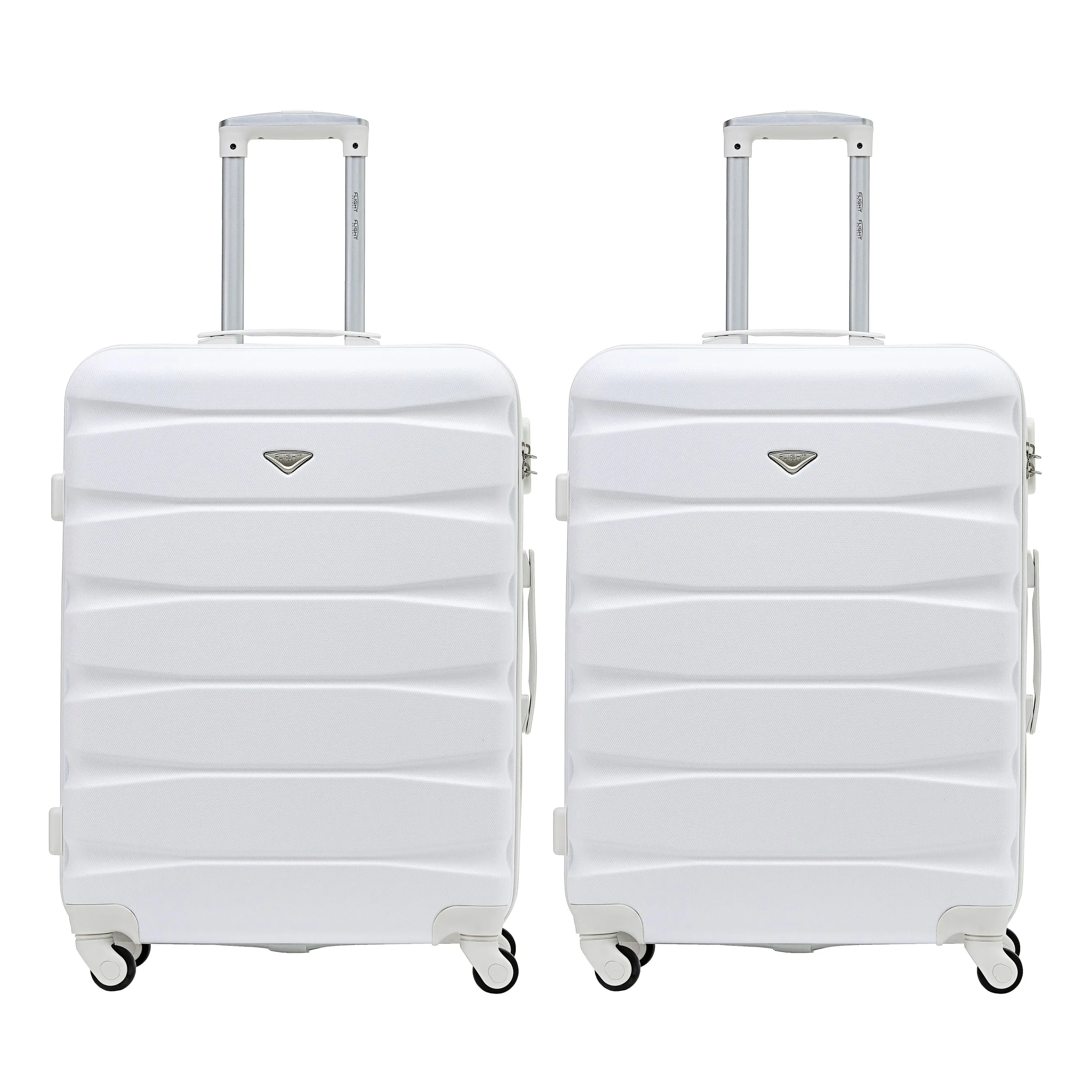 Lightweight 4 Wheel ABS Hard Case Suitcases Cabin & Hold Luggage Options 100  Airlines Approved