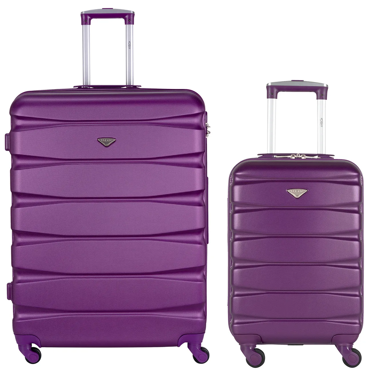 Lightweight 4 Wheel ABS Hard Case Suitcases Cabin & Hold Luggage Options 100  Airlines Approved