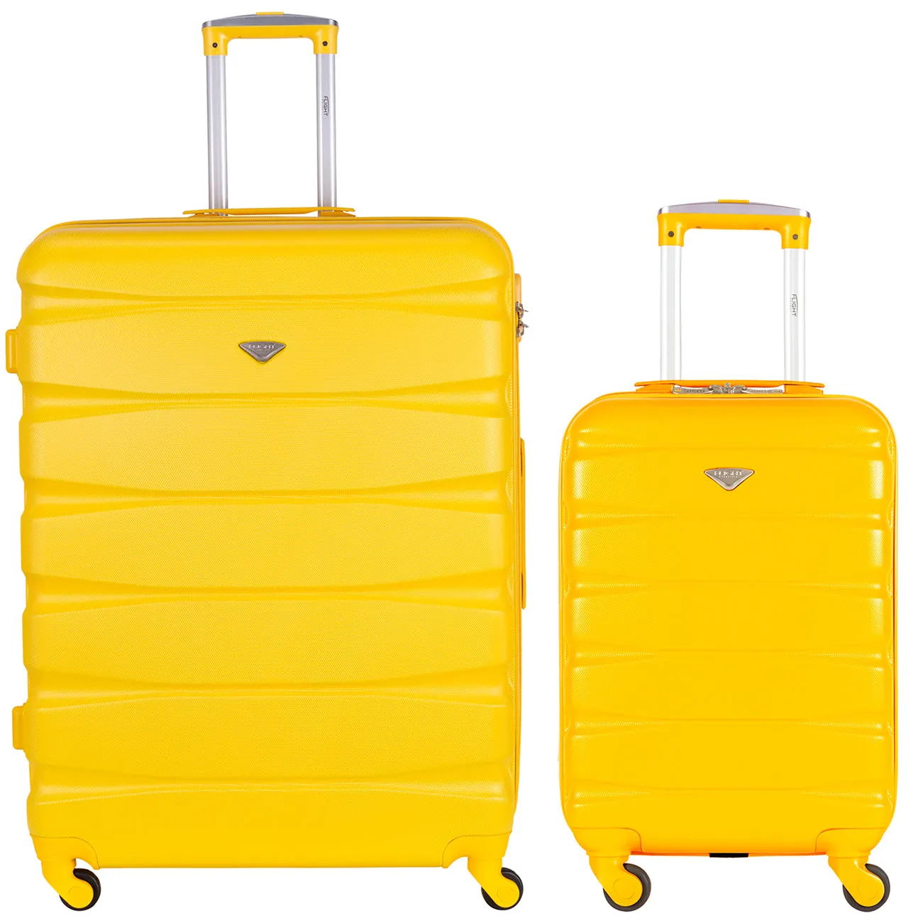 Lightweight 4 Wheel ABS Hard Case Suitcases Cabin & Hold Luggage Options 100  Airlines Approved