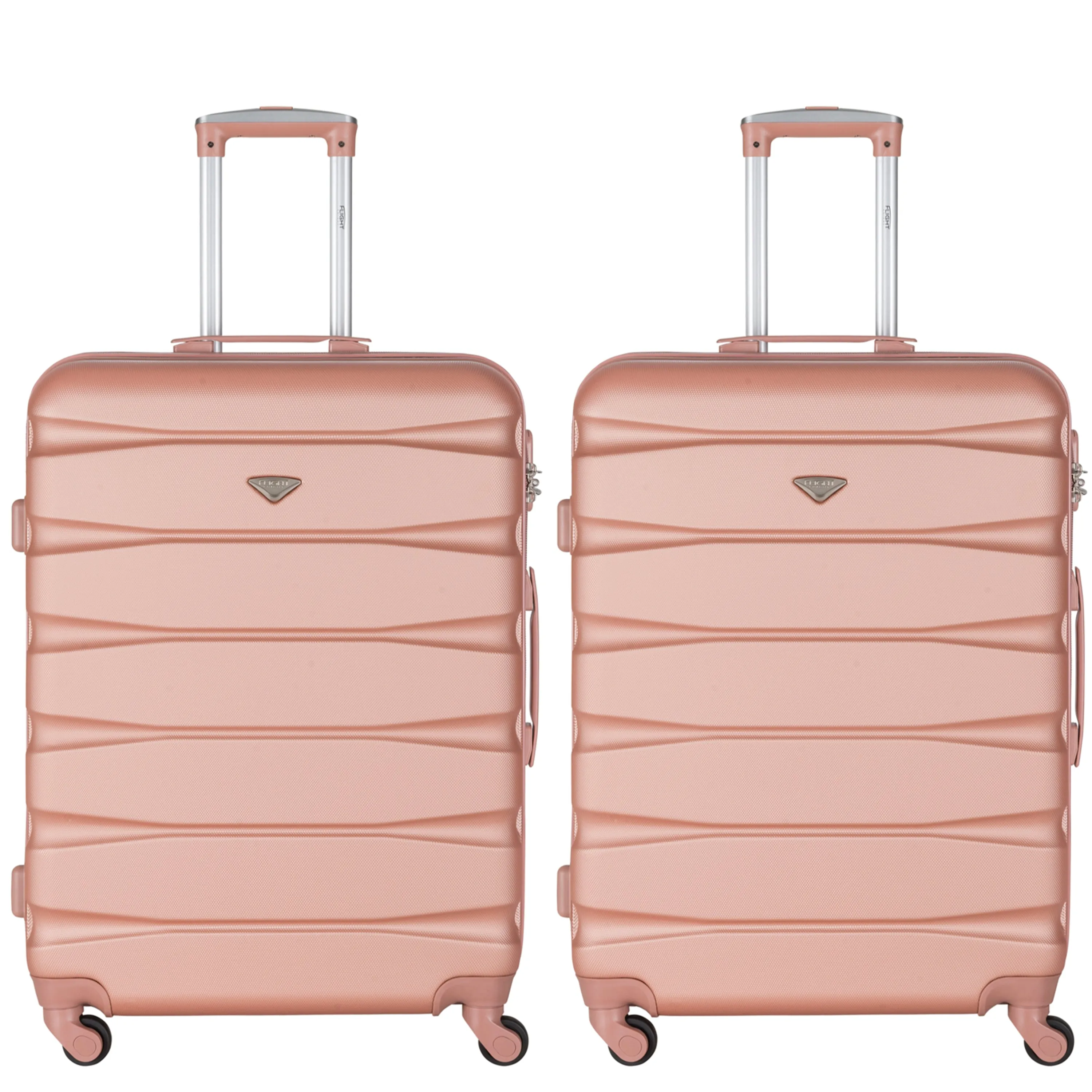 Lightweight 4 Wheel ABS Hard Case Suitcases Cabin & Hold Luggage Options 100  Airlines Approved