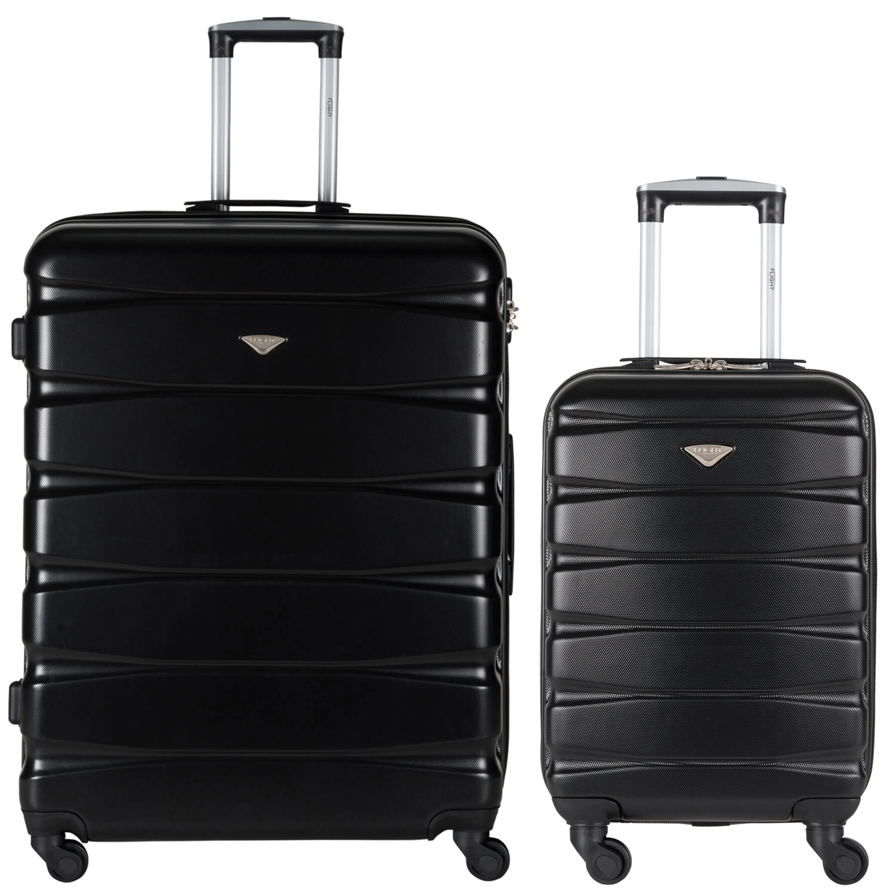 Lightweight 4 Wheel ABS Hard Case Suitcases Cabin & Hold Luggage Options 100  Airlines Approved