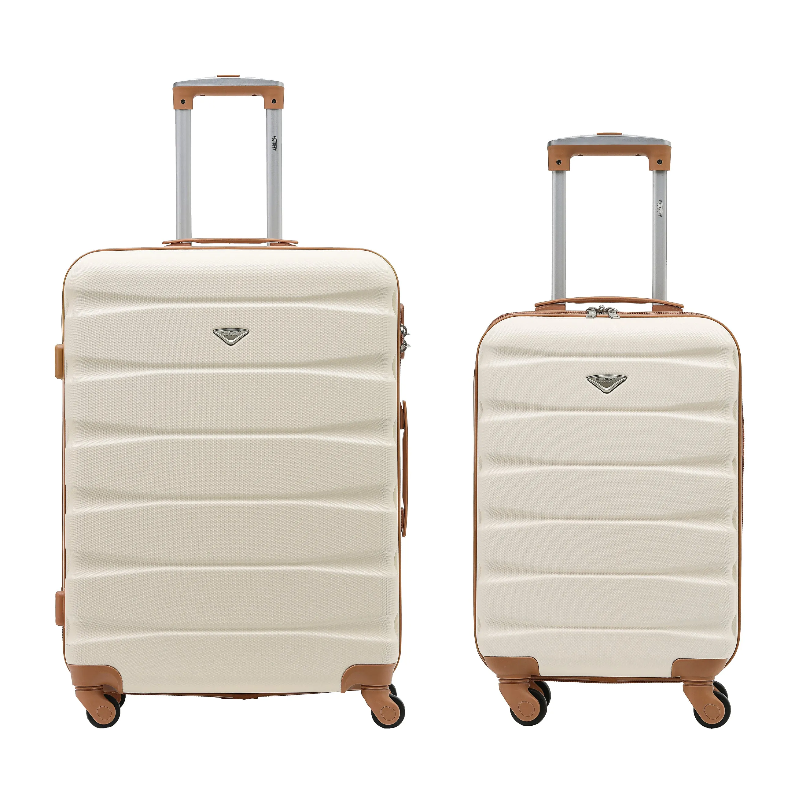 Lightweight 4 Wheel ABS Hard Case Suitcases Cabin & Hold Luggage Options 100  Airlines Approved