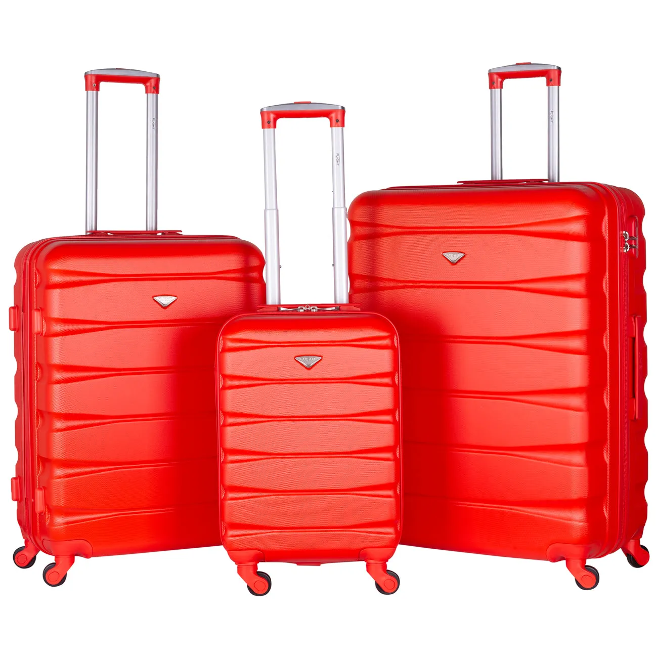 Lightweight 4 Wheel ABS Hard Case Suitcases Cabin & Hold Luggage Options 100  Airlines Approved