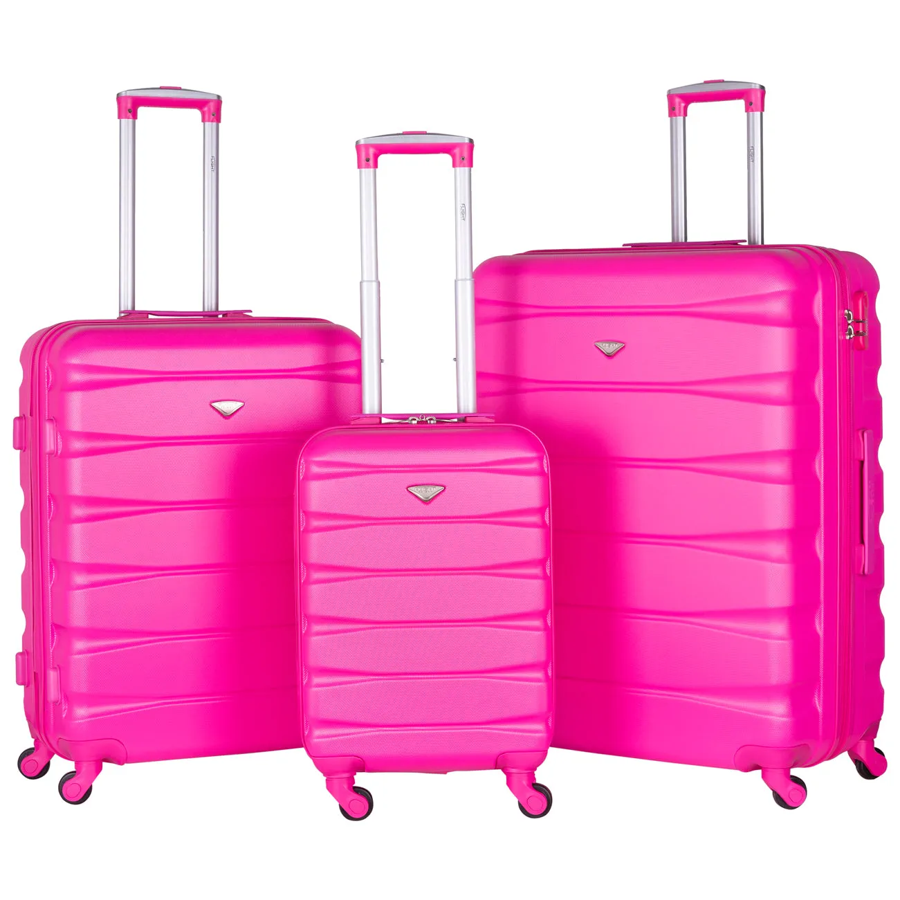 Lightweight 4 Wheel ABS Hard Case Suitcases Cabin & Hold Luggage Options 100  Airlines Approved