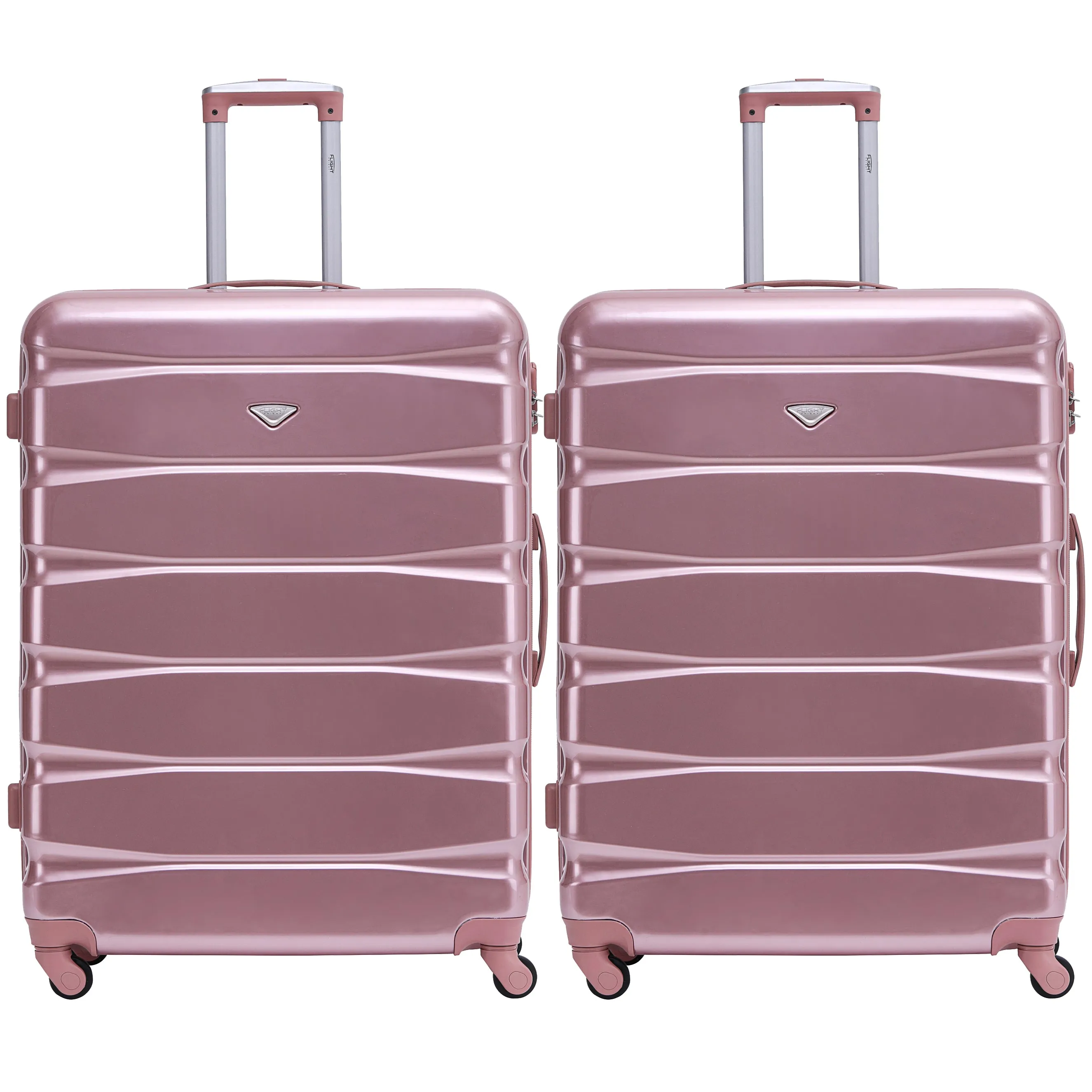 Lightweight 4 Wheel ABS Hard Case Suitcases Cabin & Hold Luggage Options 100  Airlines Approved
