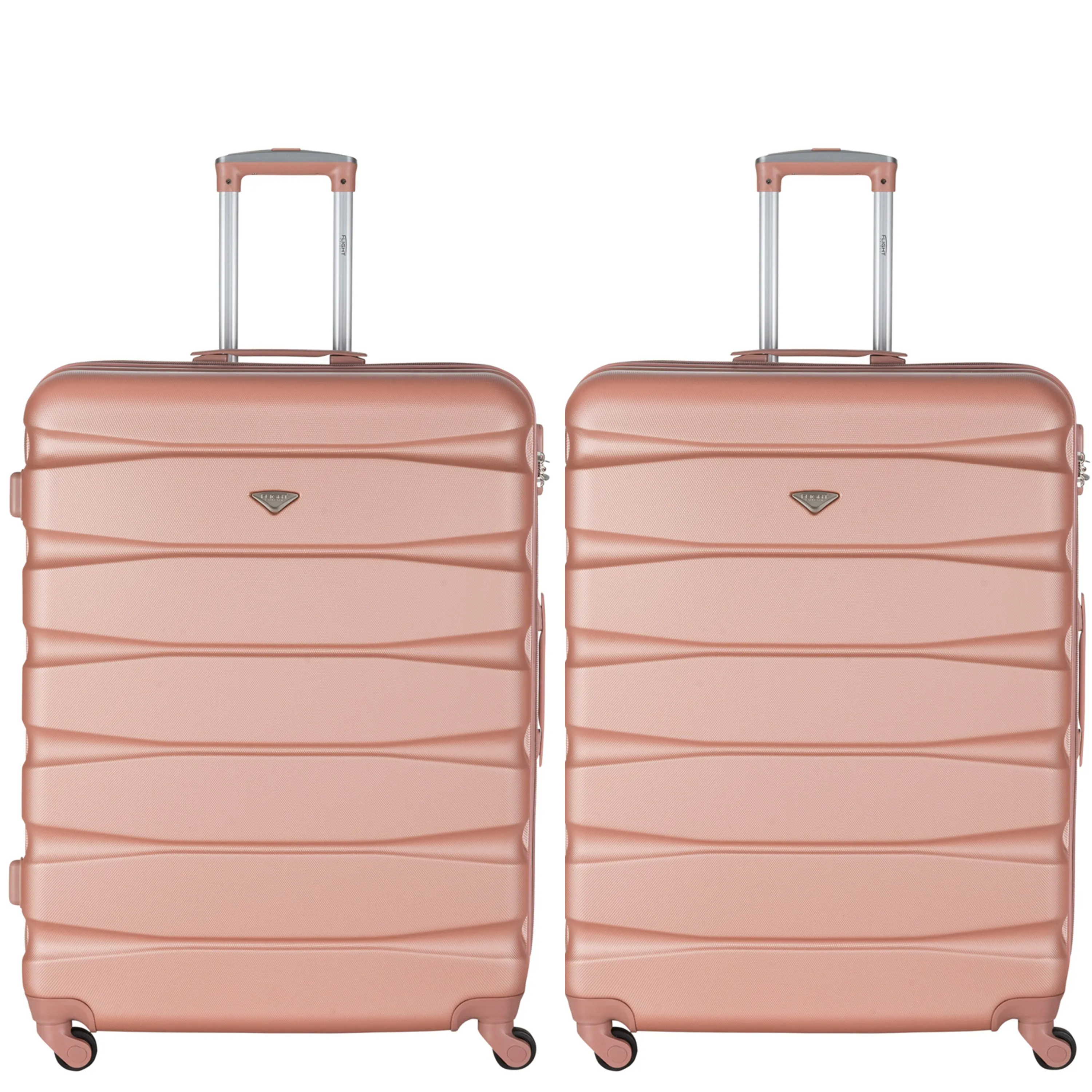 Lightweight 4 Wheel ABS Hard Case Suitcases Cabin & Hold Luggage Options 100  Airlines Approved
