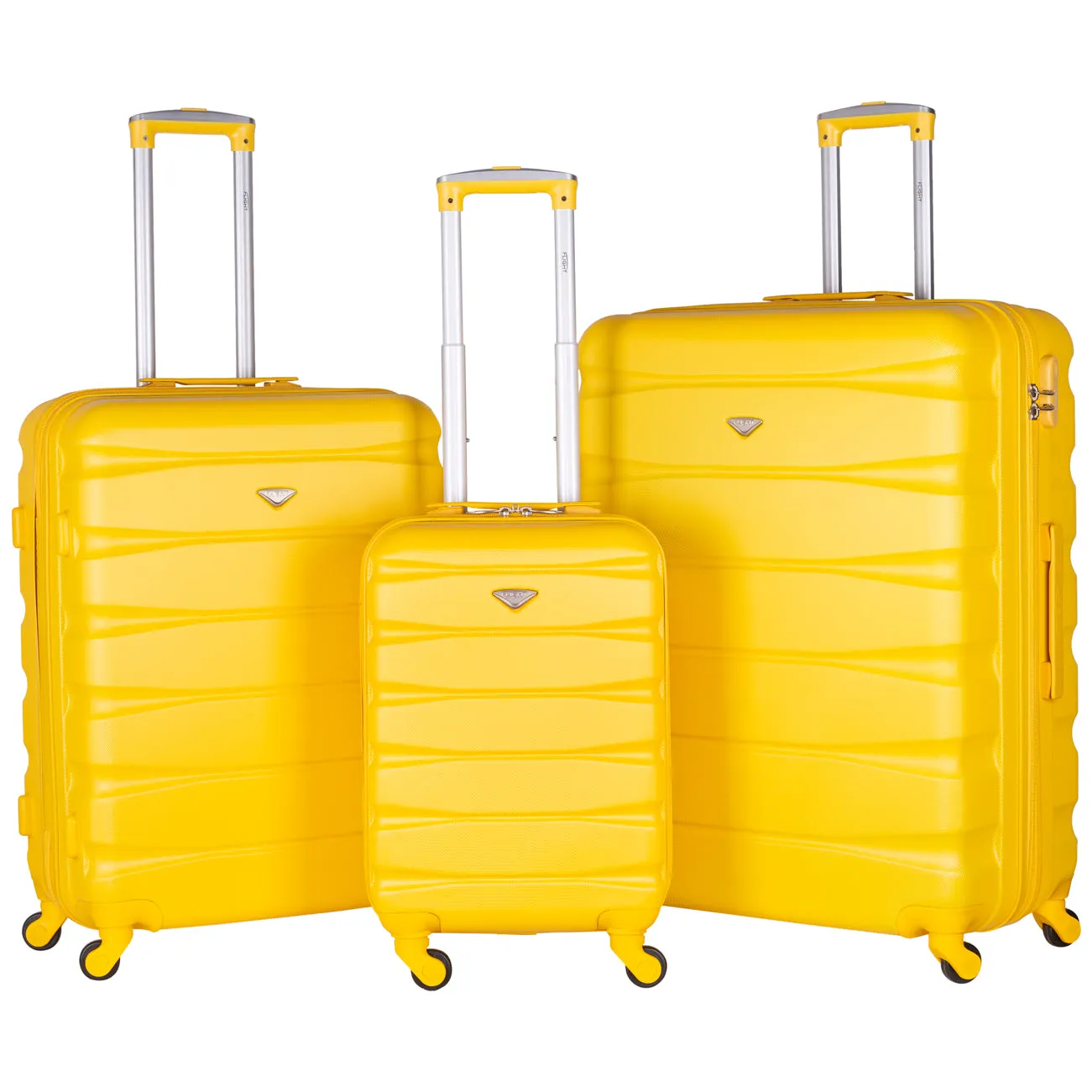 Lightweight 4 Wheel ABS Hard Case Suitcases Cabin & Hold Luggage Options 100  Airlines Approved