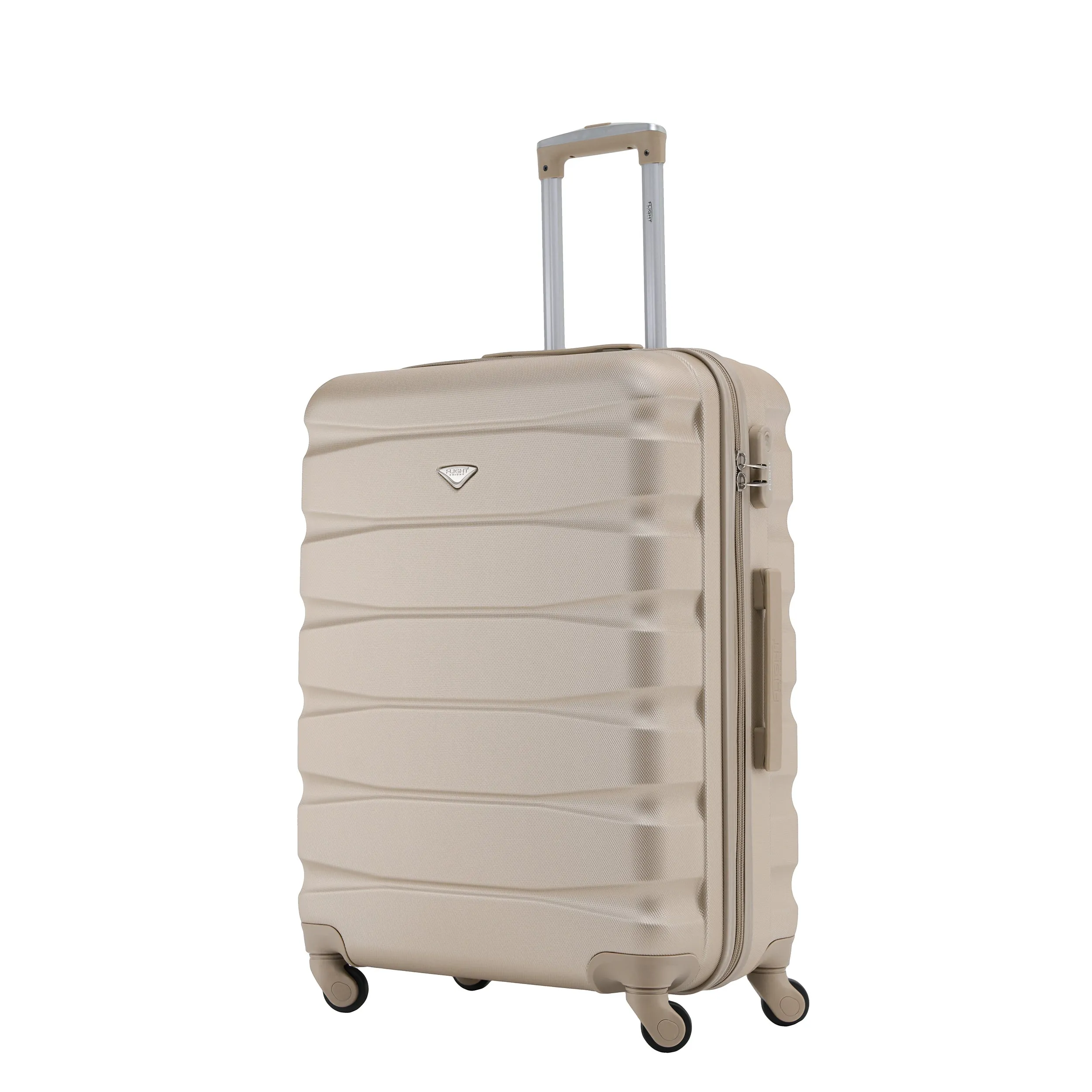 Lightweight 4 Wheel Hard Case Suitcases Cabin & Hold Luggage Emirates Approved