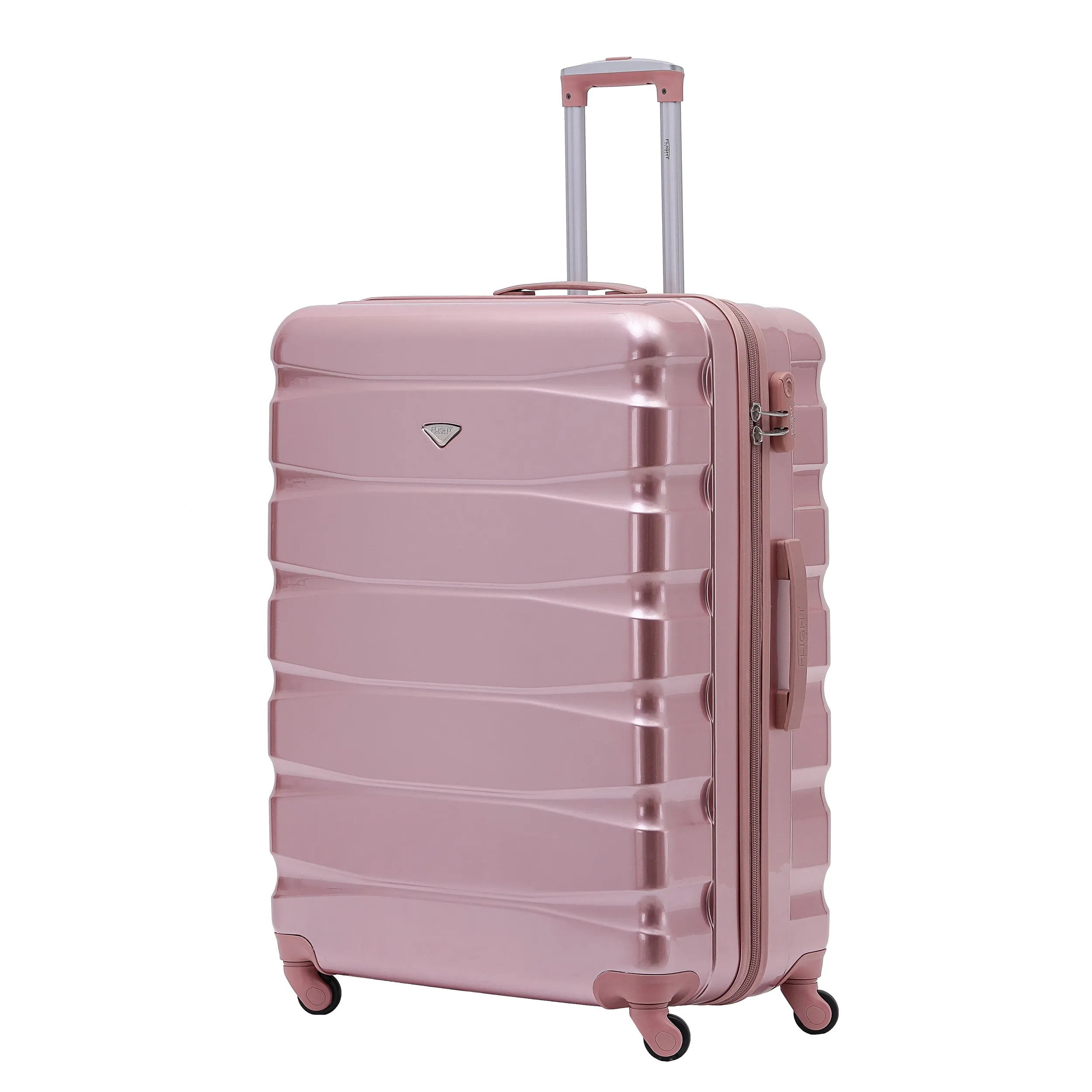 Lightweight 4 Wheel Hard Case Suitcases Cabin & Hold Luggage Emirates Approved
