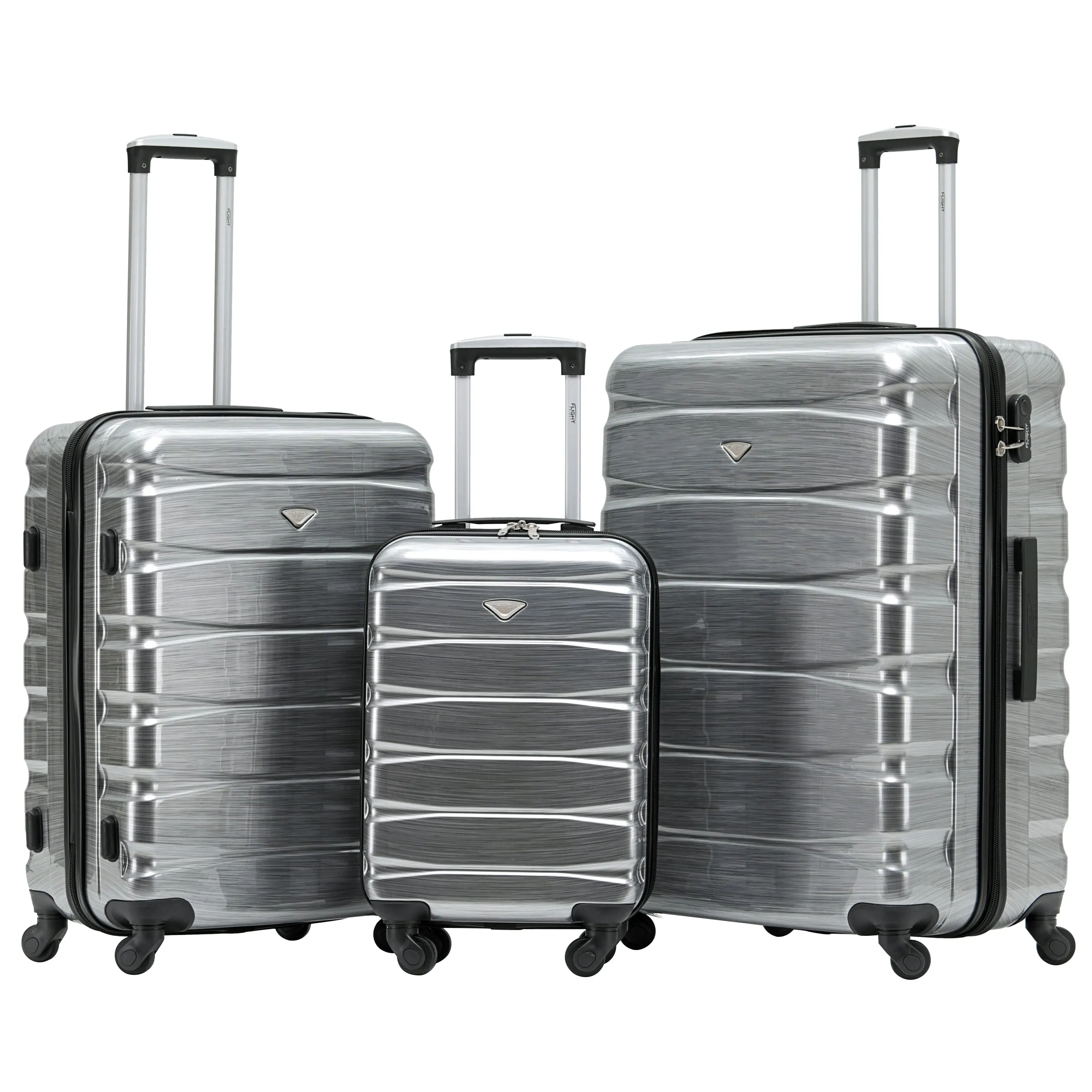 Lightweight 4 Wheel Hard Case Suitcases Cabin & Hold Luggage Emirates Approved