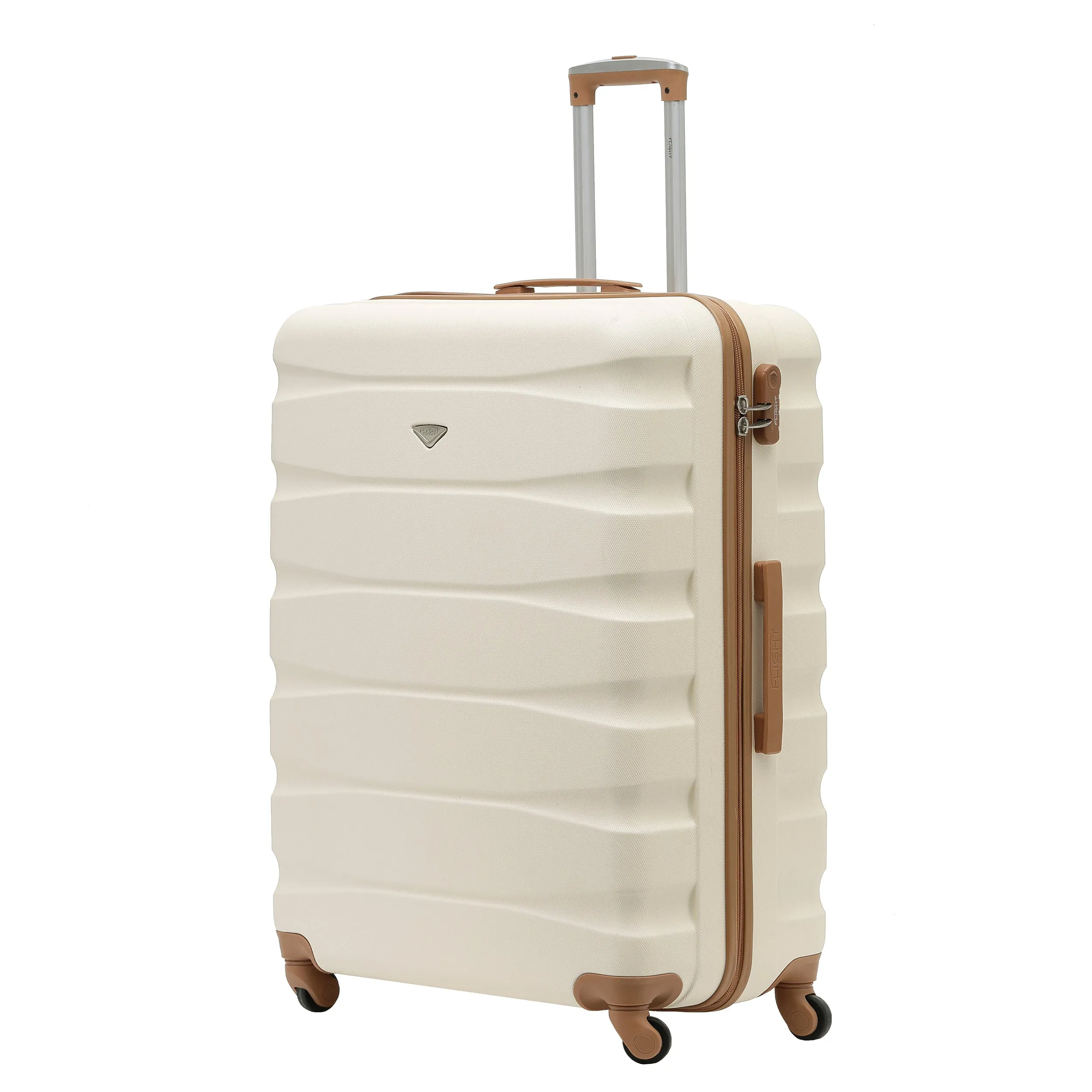 Lightweight 4 Wheel Hard Case Suitcases Cabin & Hold Luggage Emirates Approved