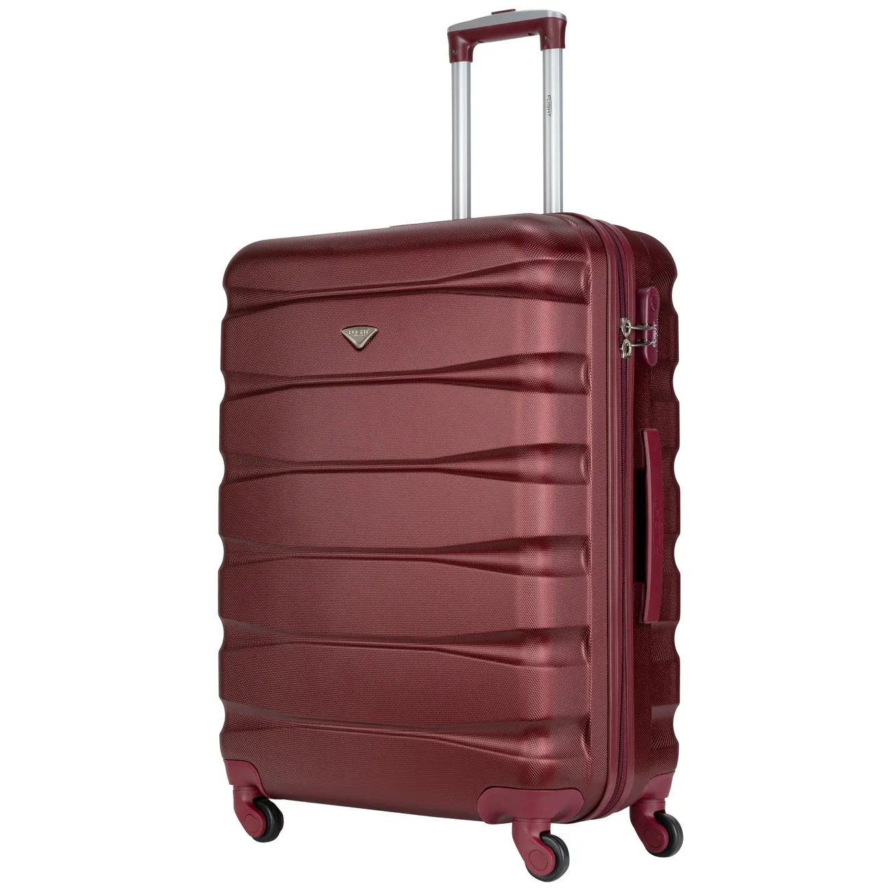 Lightweight 4 Wheel Hard Case Suitcases Cabin & Hold Luggage Emirates Approved