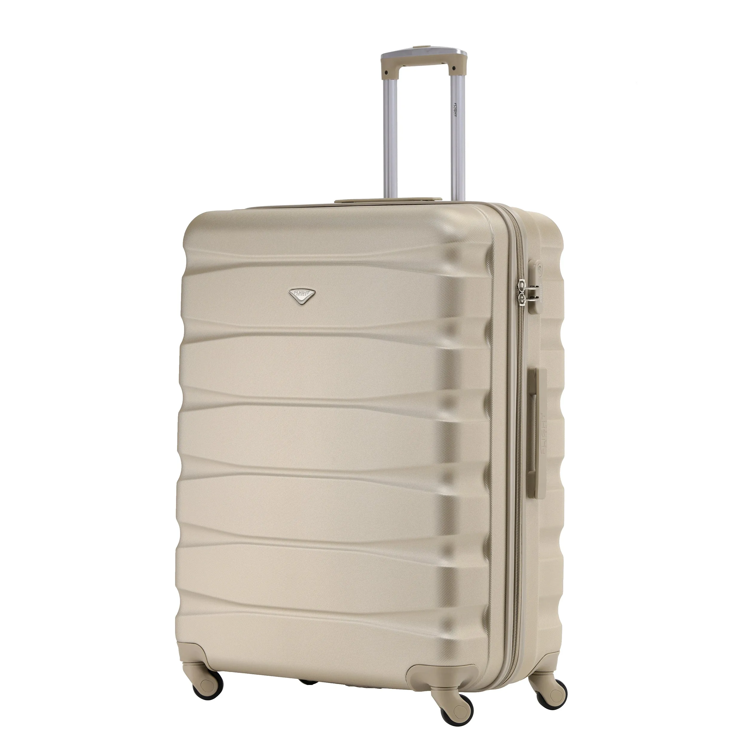 Lightweight 4 Wheel Hard Case Suitcases Cabin & Hold Luggage Emirates Approved