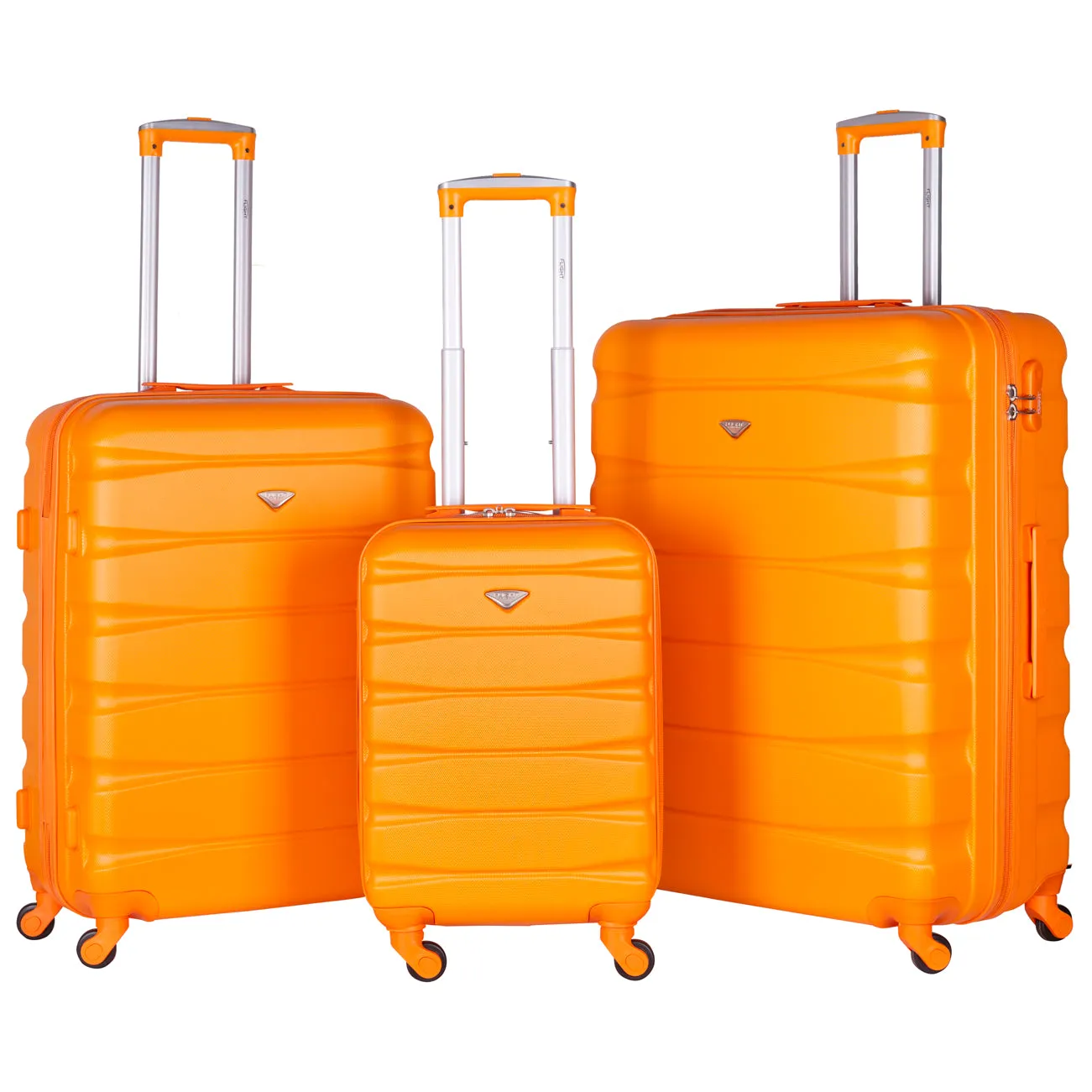 Lightweight 4 Wheel Hard Case Suitcases Cabin & Hold Luggage Emirates Approved