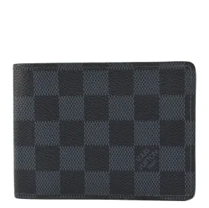 LOUIS VUITTON Damier Cobalt Bifold Wallet Blue