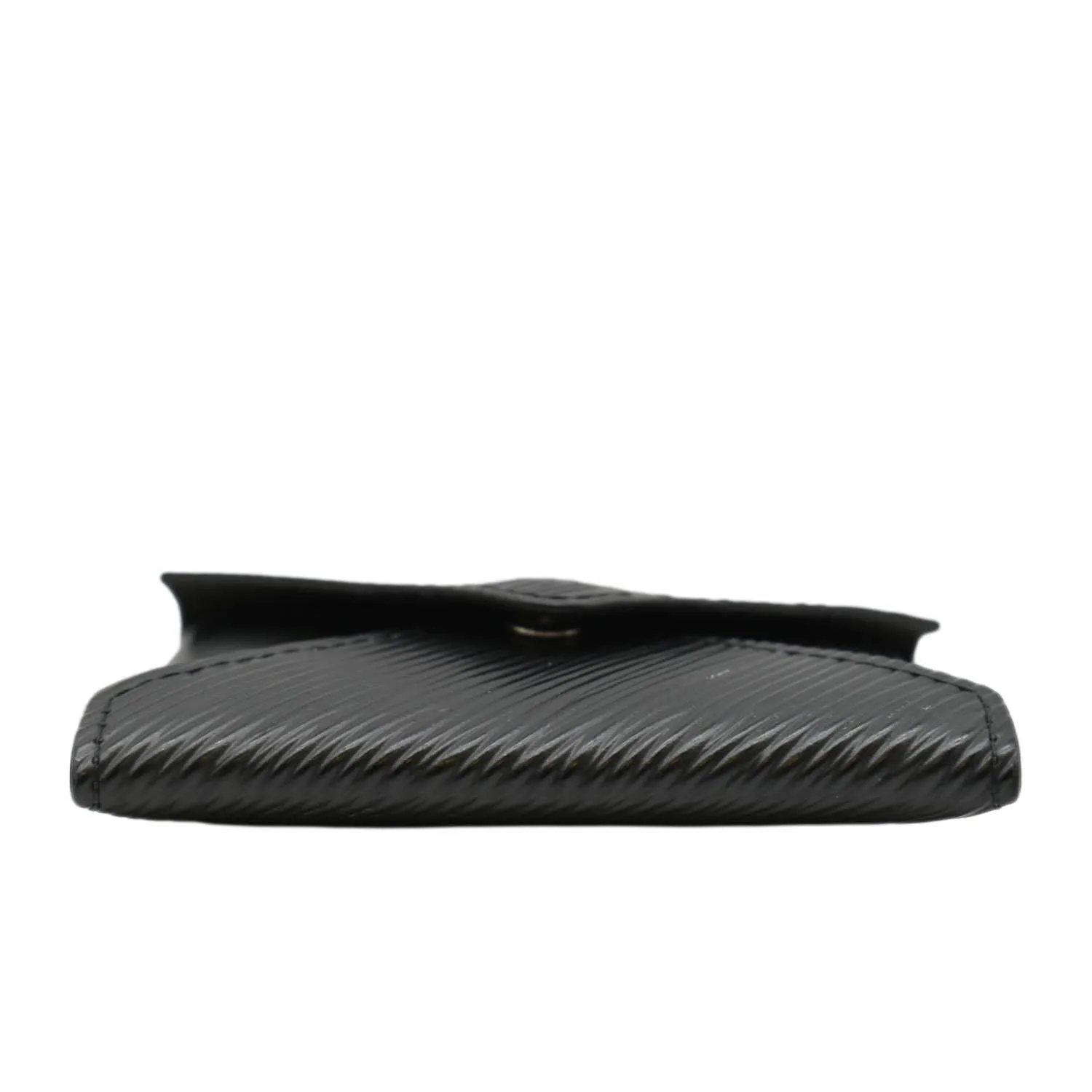 LOUIS VUITTON Kirigami Necklace Epi Leather Clutch Black