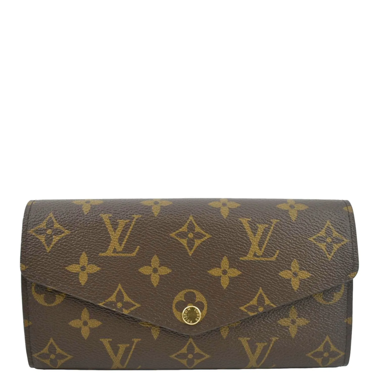 LOUIS VUITTON Sarah Monogram Canvas Wallet Cerise