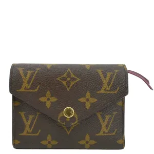 LOUIS VUITTON Victorine Monogram Canvas Wallet Brown