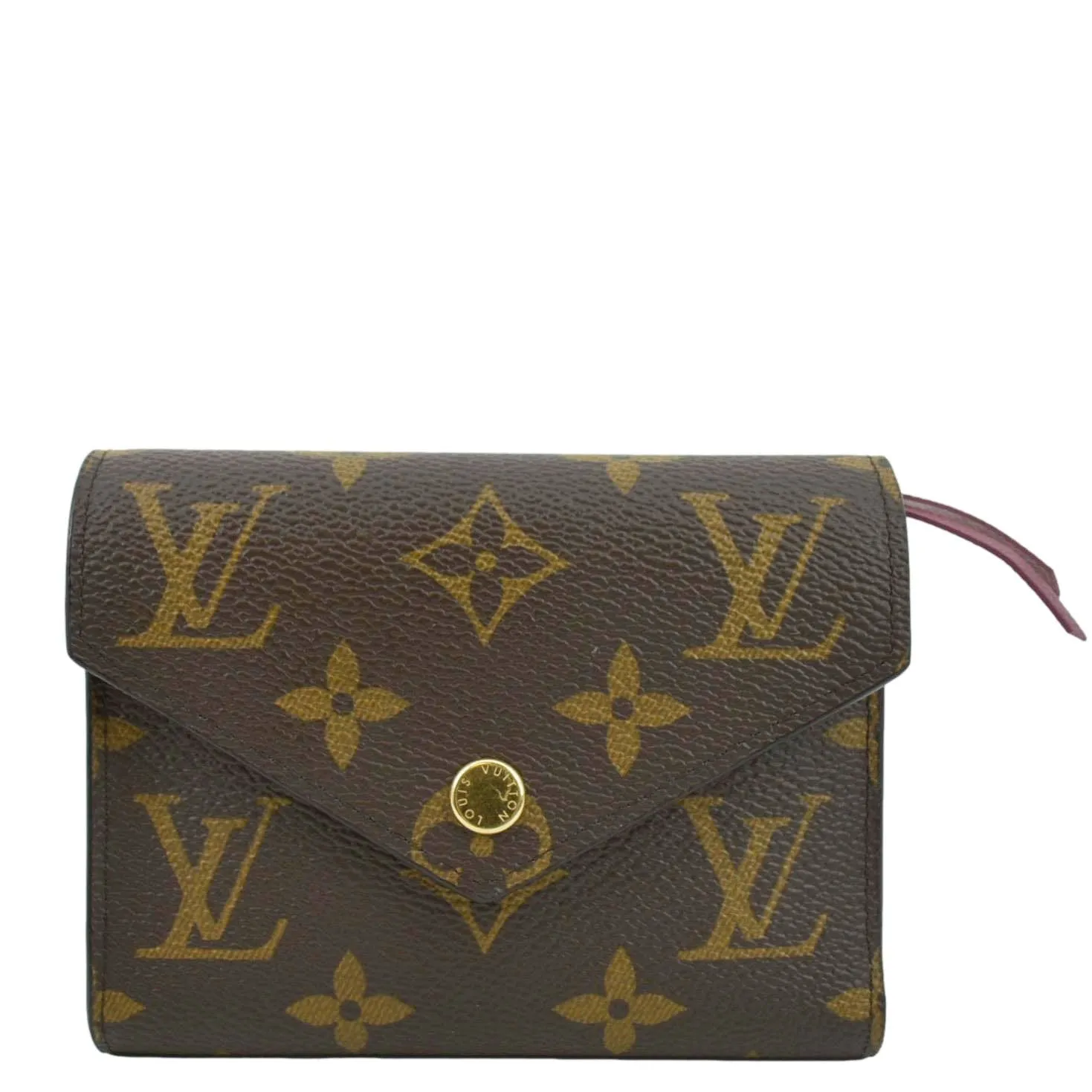 LOUIS VUITTON Victorine Monogram Canvas Wallet Brown