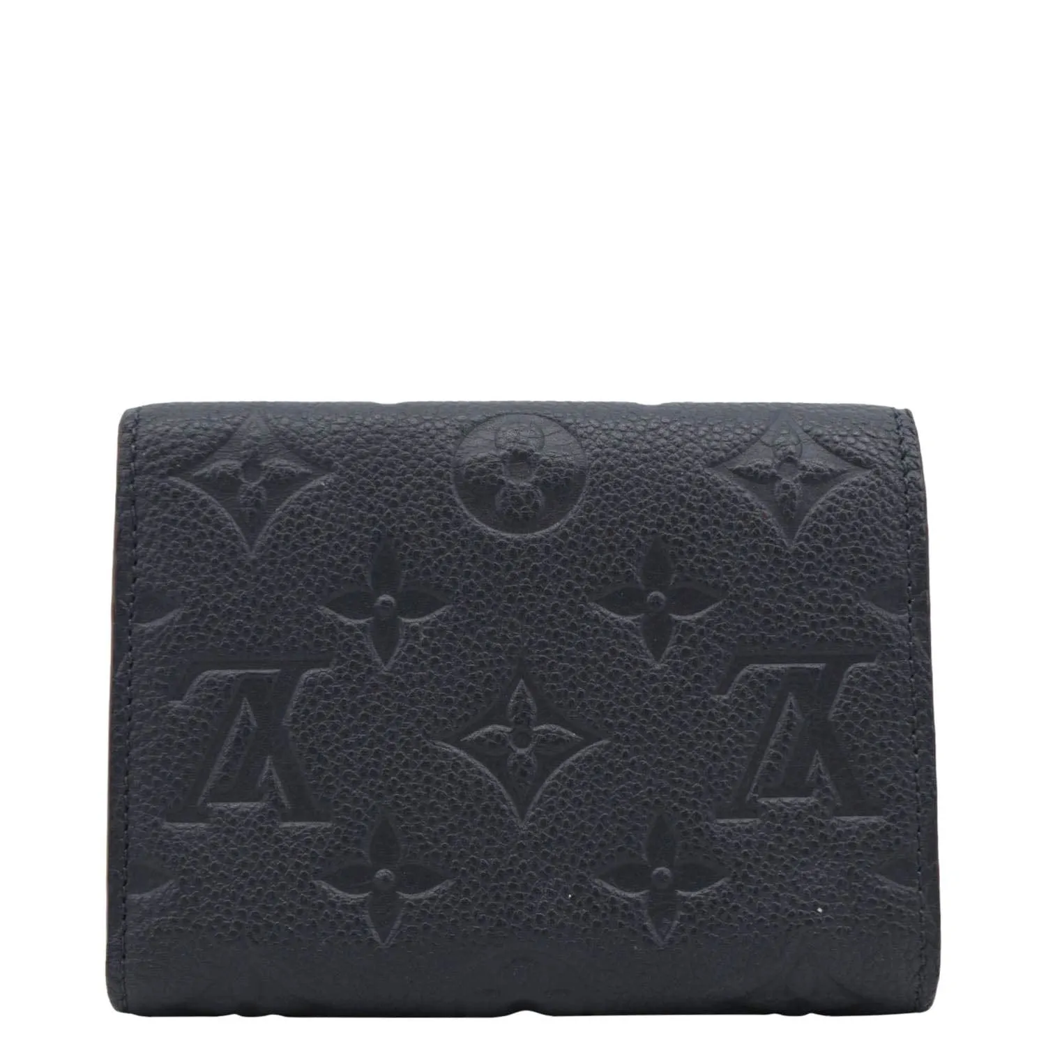 LOUIS VUITTON Victorine Monogram Empreinte Wallet Navy Blue