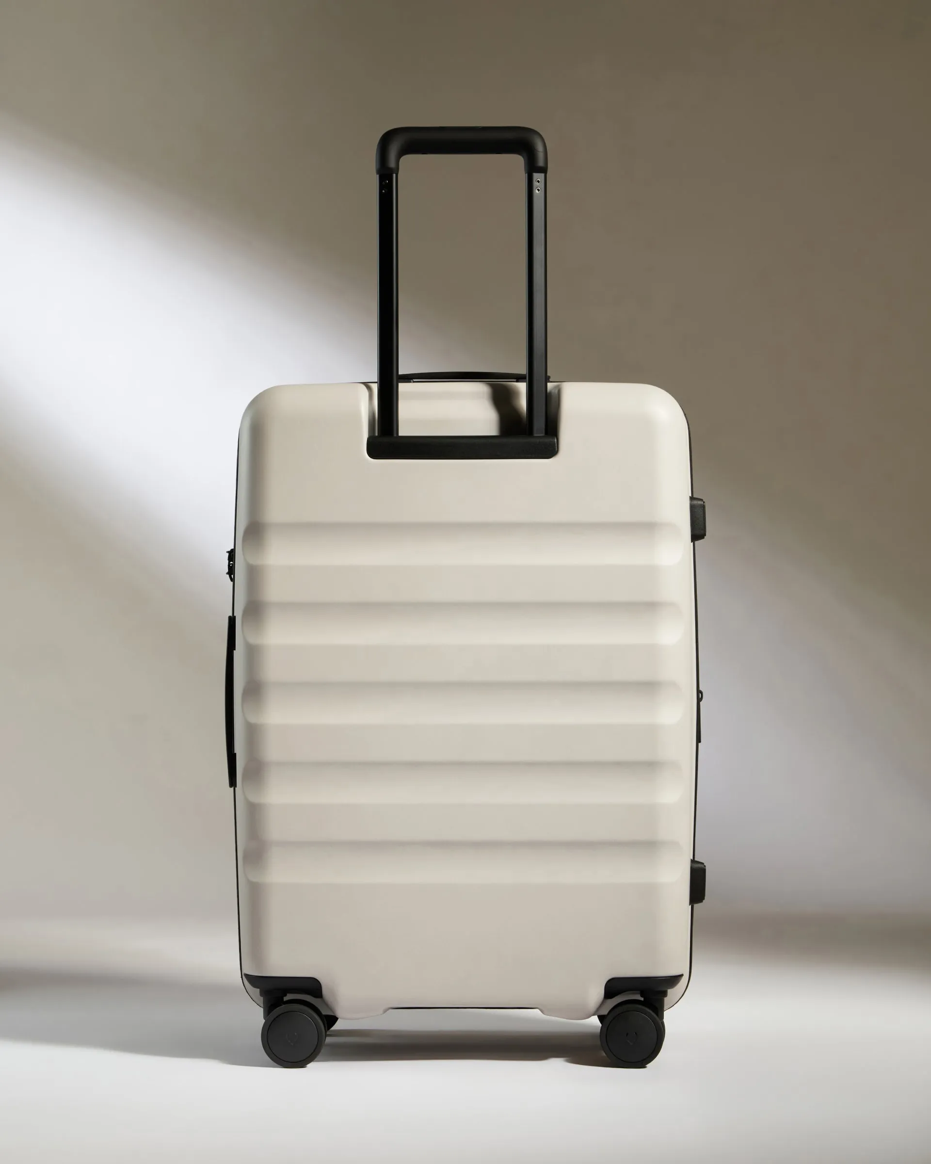 Medium Luggage in Taupe - Icon Stripe