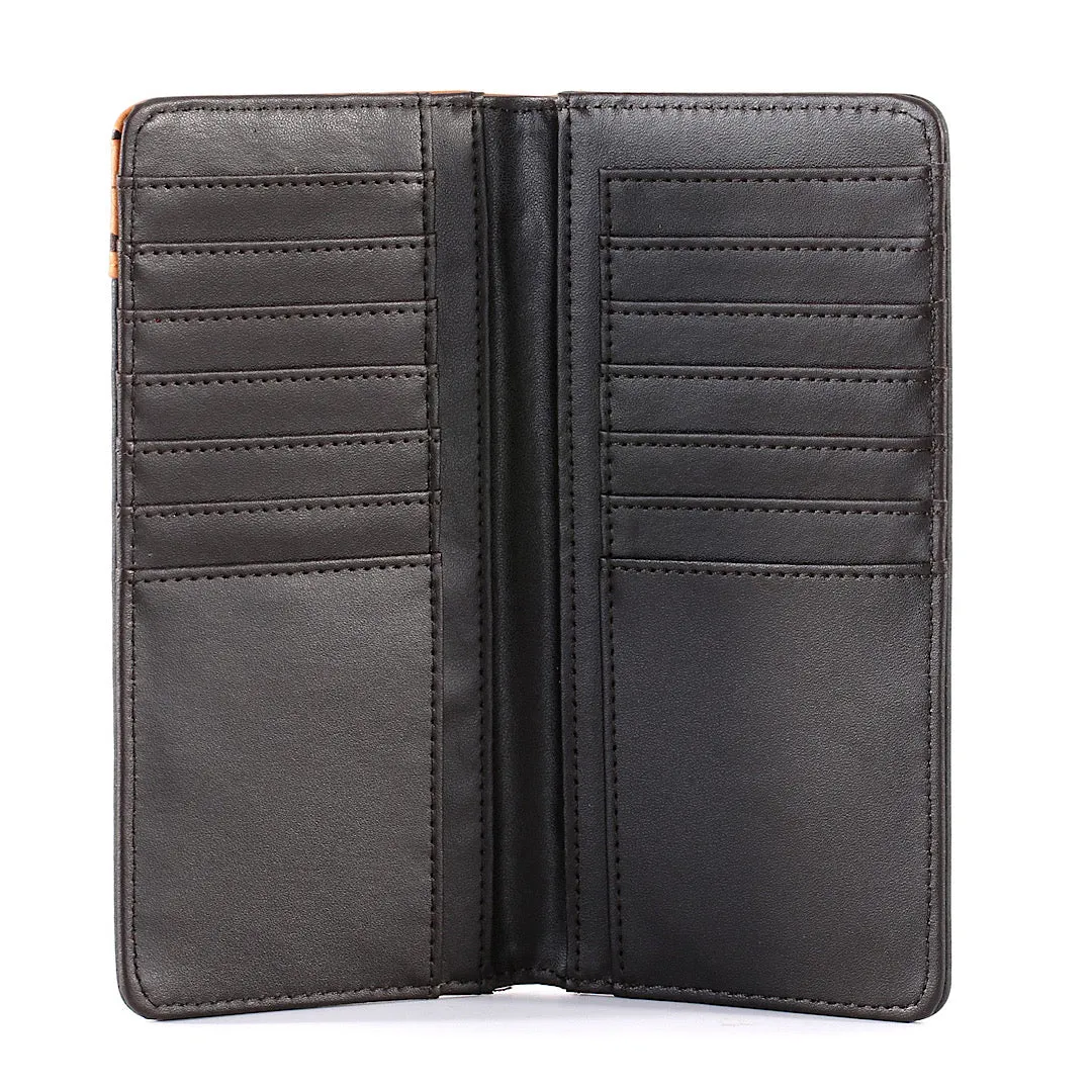 MONTANA WEST EMBOSSED VINTAGE FLORAL MEN'S BIFOLD LONG WALLET MW-07BK
