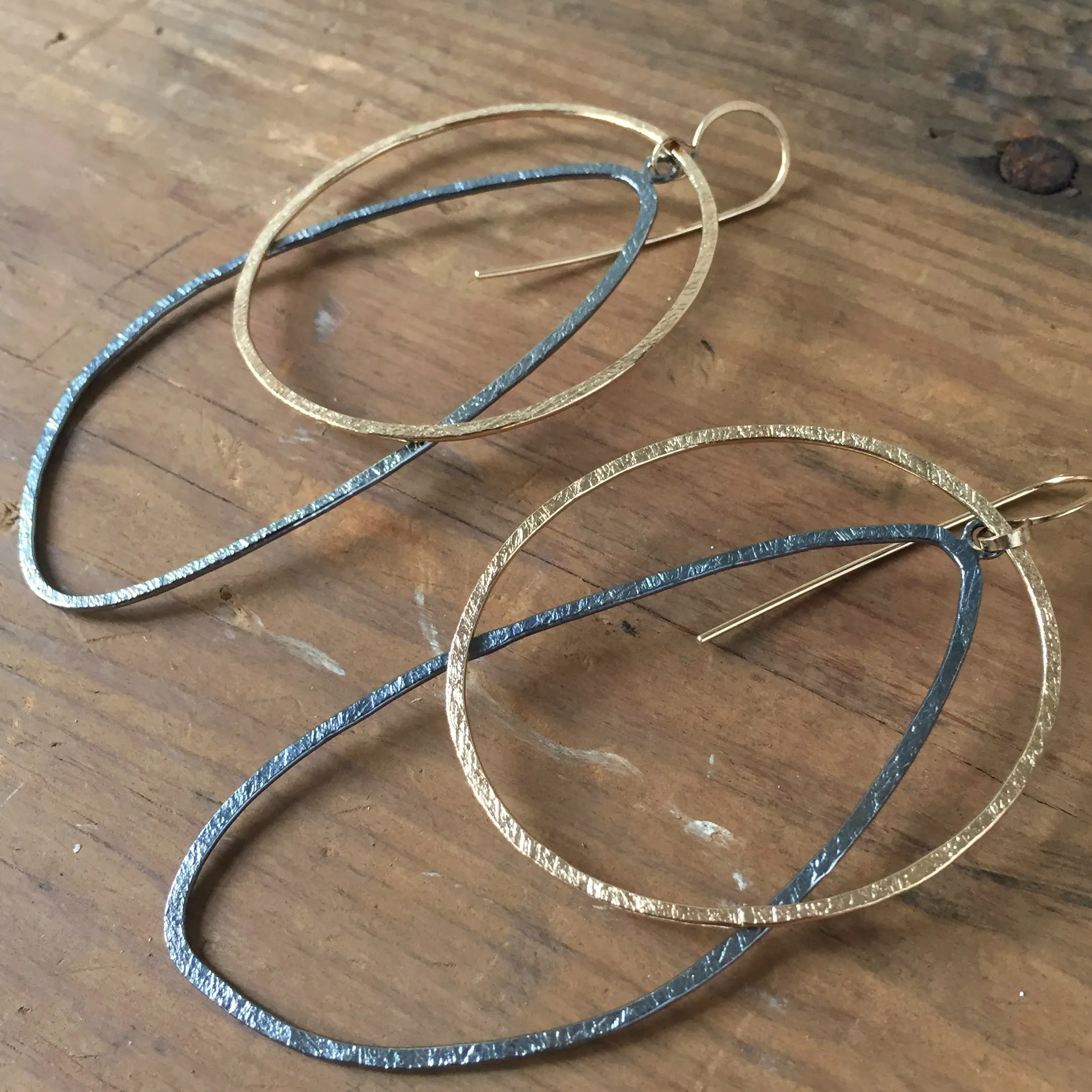 Movement drop earrings
